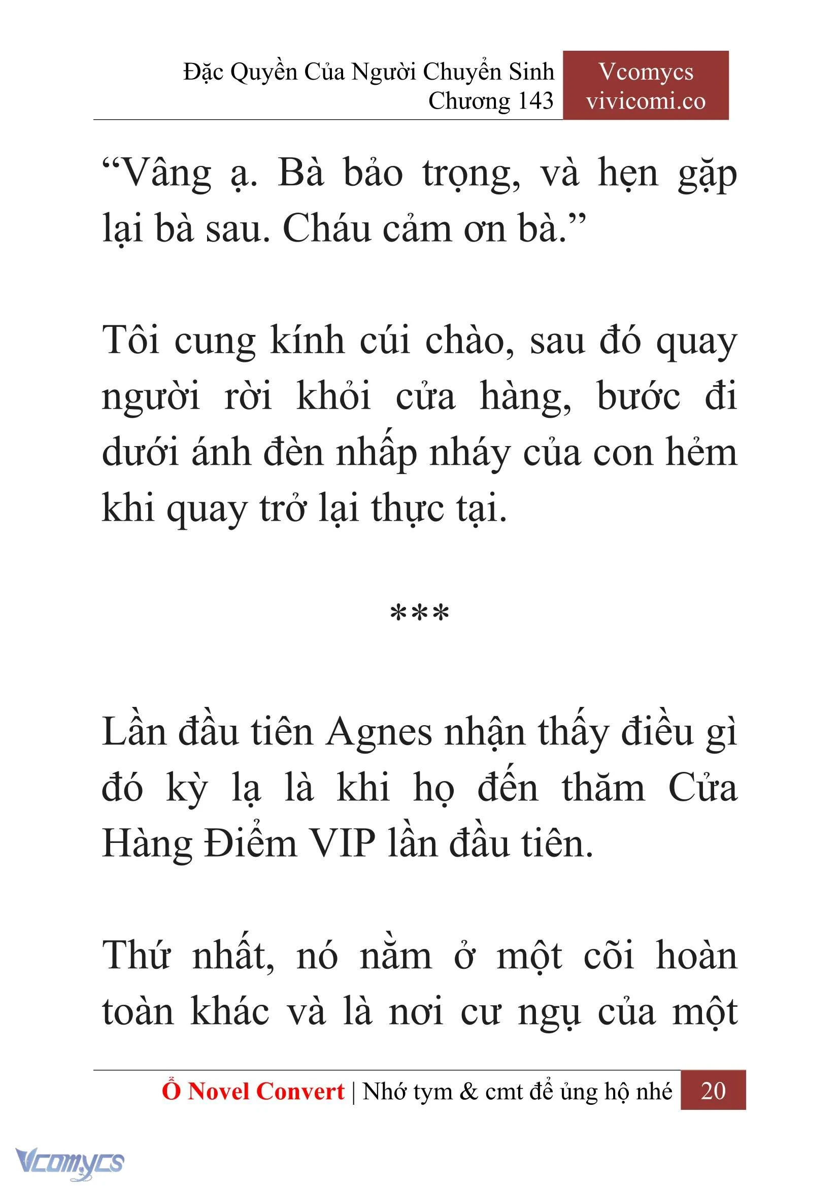 [Novel] Đặc Quyền Của Người Chuyển Sinh Chapter  143 - 22