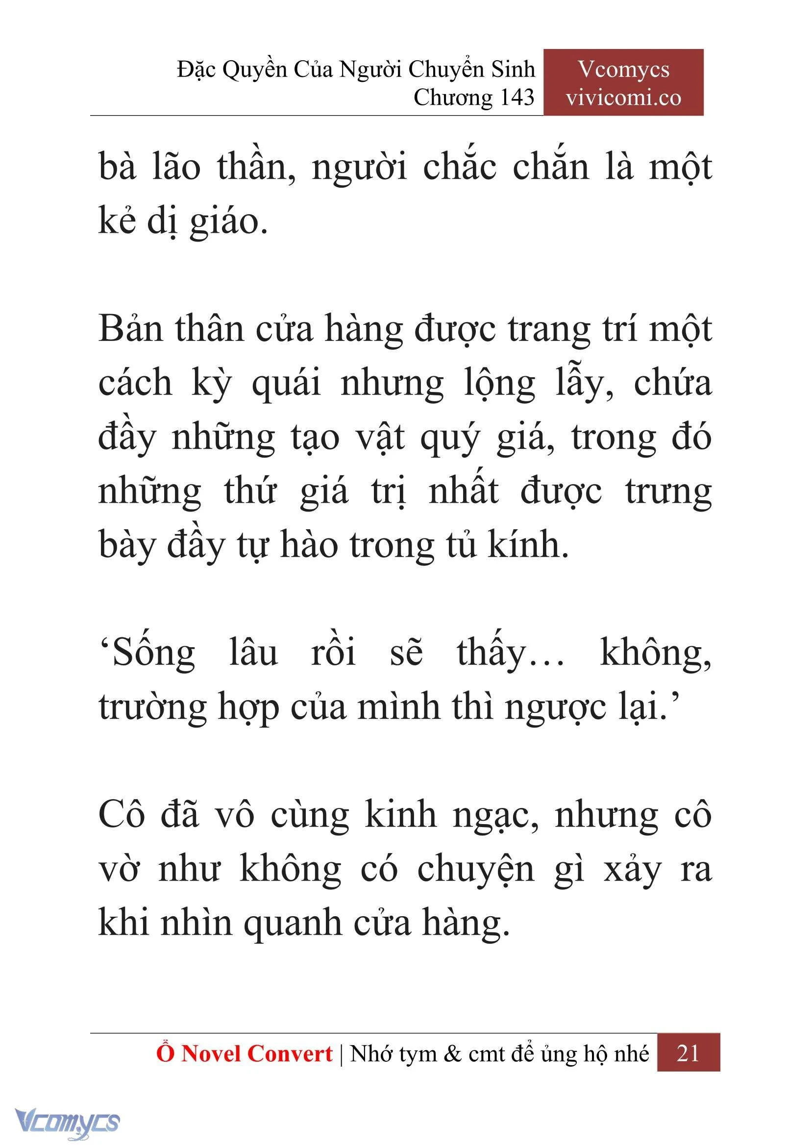 [Novel] Đặc Quyền Của Người Chuyển Sinh Chapter  143 - 23
