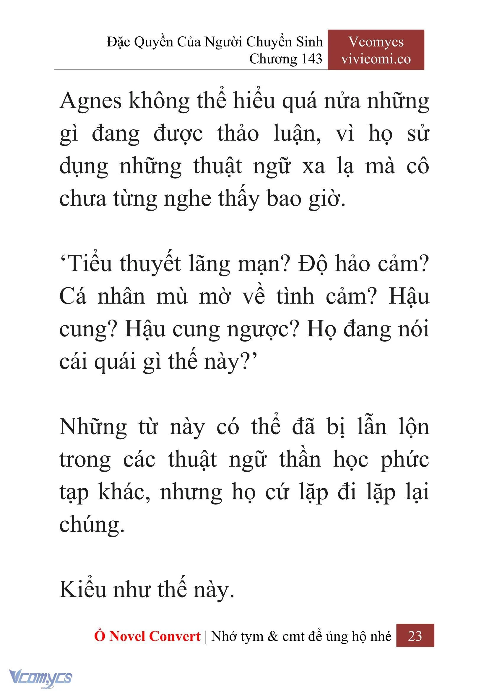 [Novel] Đặc Quyền Của Người Chuyển Sinh Chapter  143 - 25