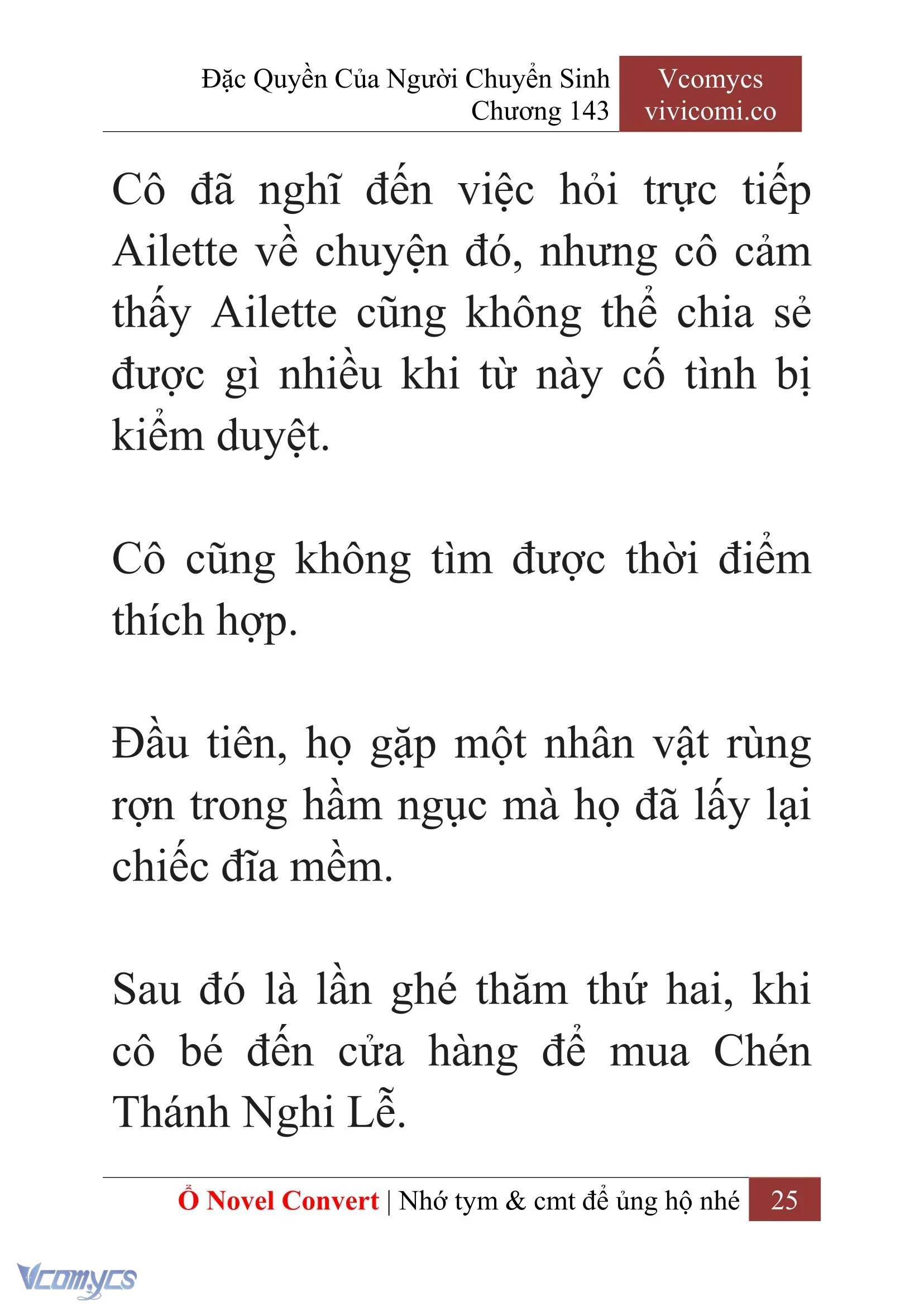 [Novel] Đặc Quyền Của Người Chuyển Sinh Chapter  143 - 27