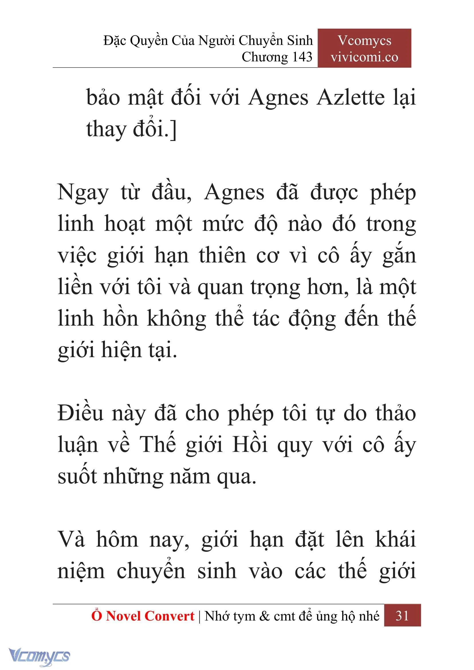 [Novel] Đặc Quyền Của Người Chuyển Sinh Chapter  143 - 33