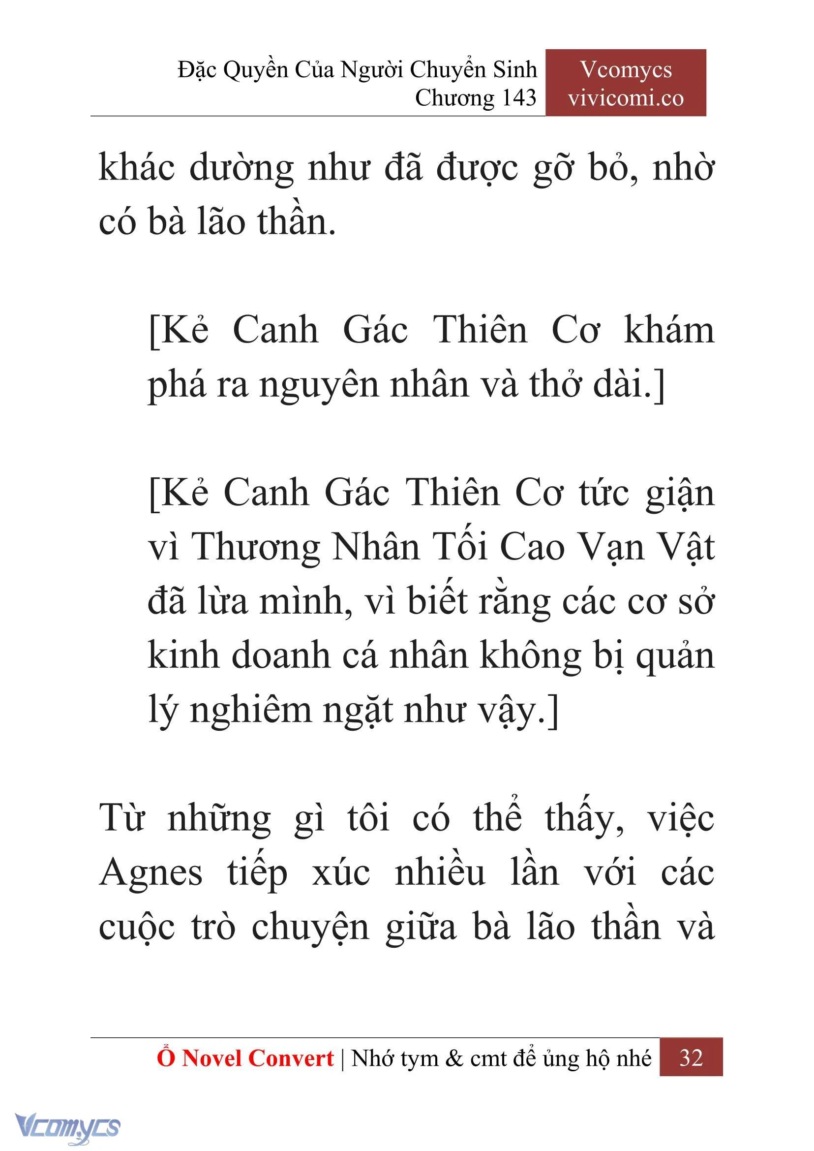 [Novel] Đặc Quyền Của Người Chuyển Sinh Chapter  143 - 34