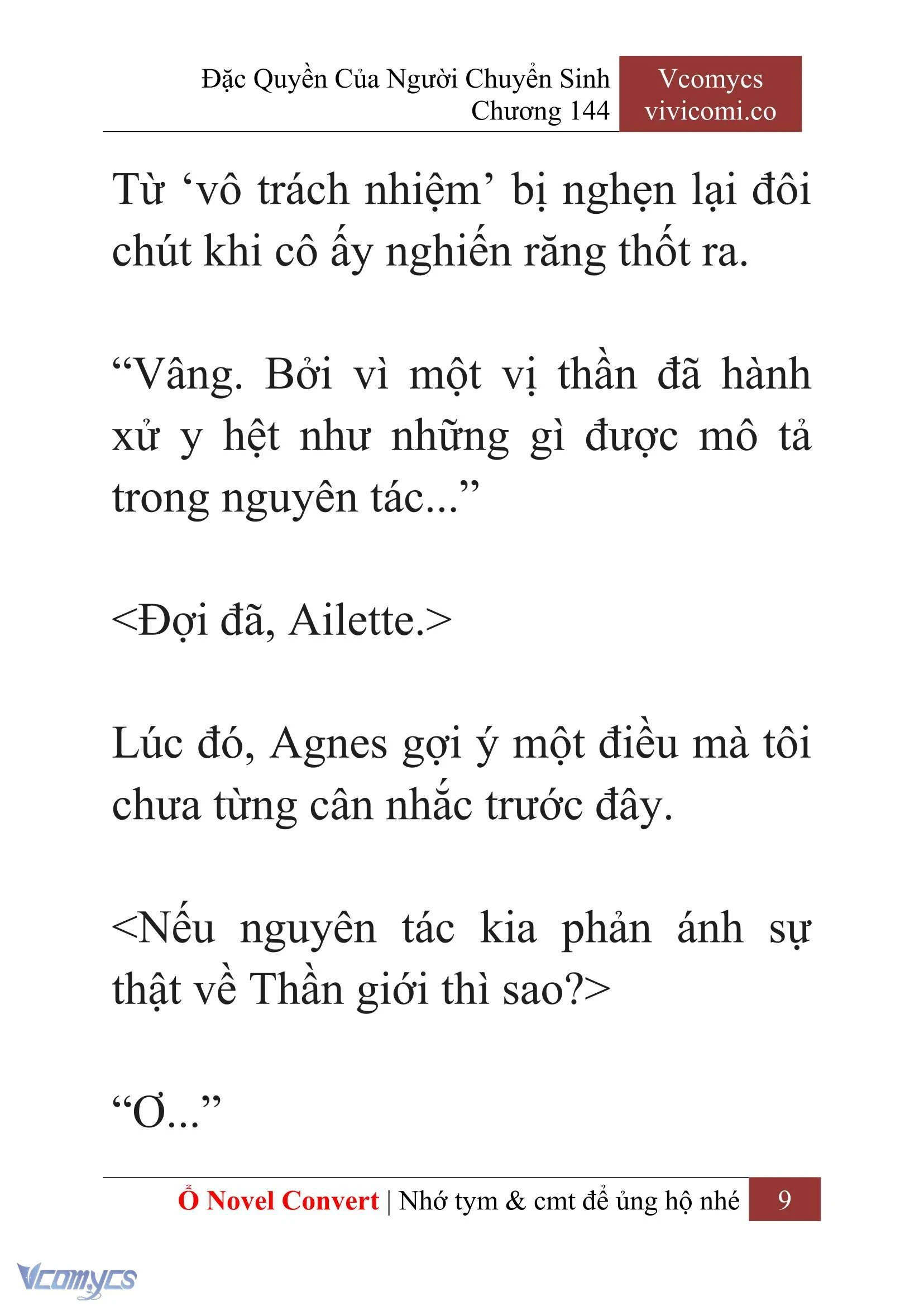 [Novel] Đặc Quyền Của Người Chuyển Sinh Chapter  144 - 11