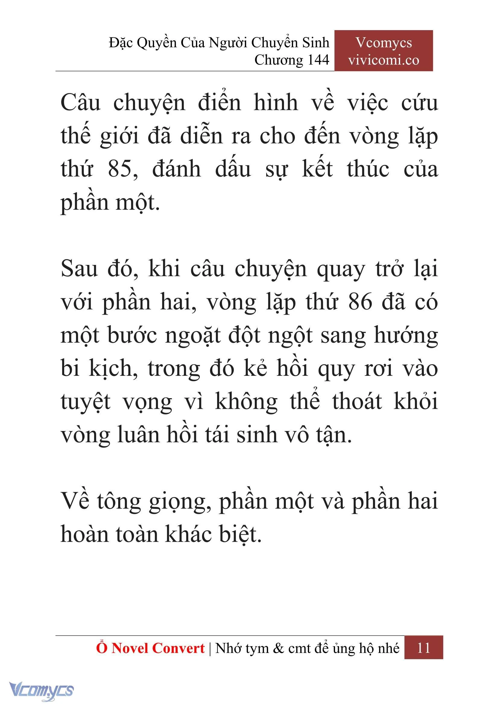 [Novel] Đặc Quyền Của Người Chuyển Sinh Chapter  144 - 13
