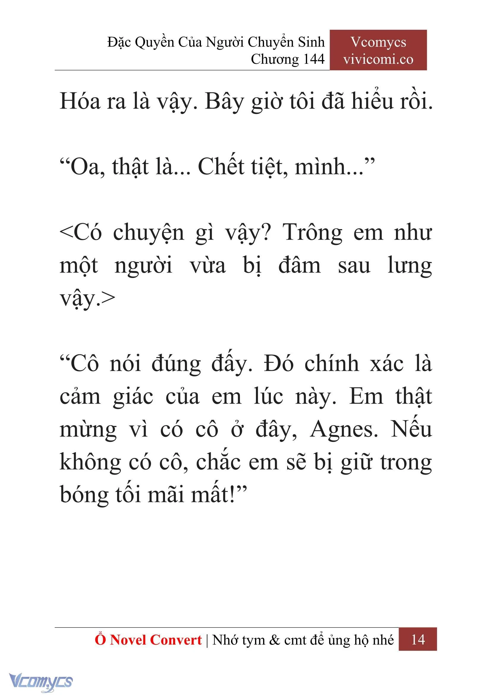 [Novel] Đặc Quyền Của Người Chuyển Sinh Chapter  144 - 16