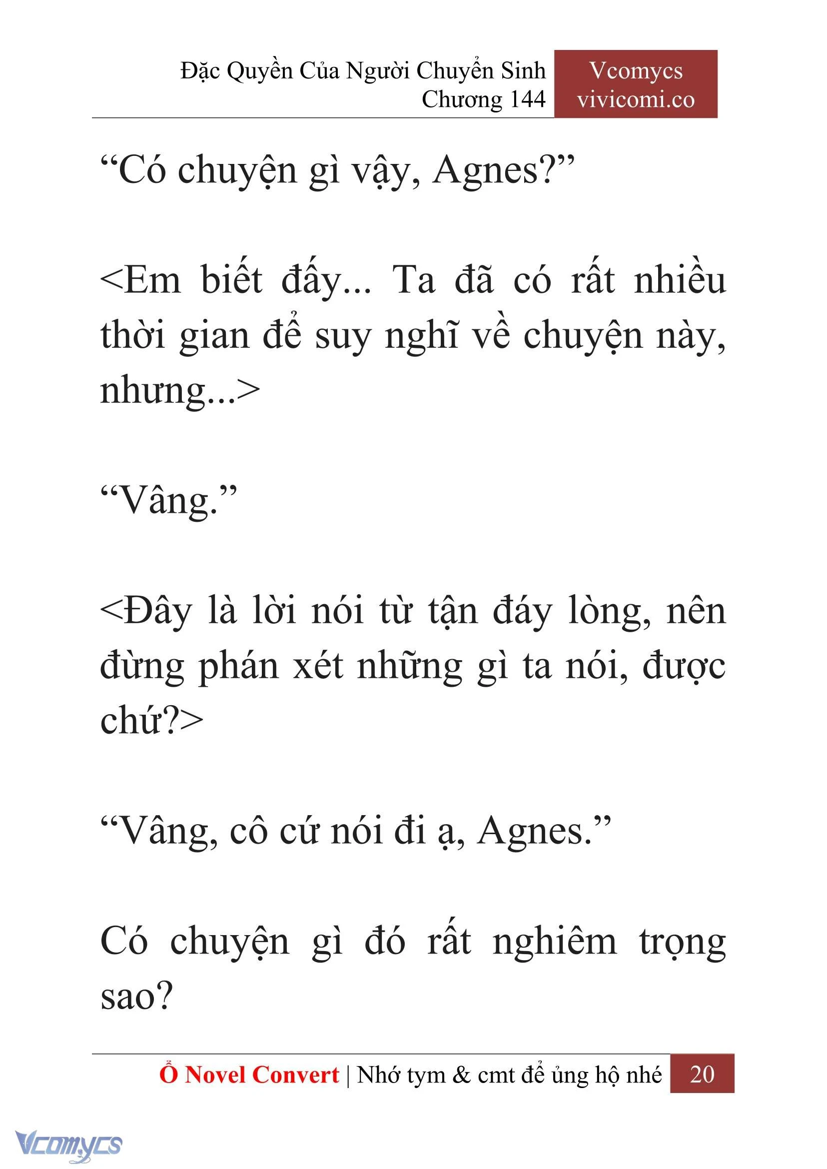 [Novel] Đặc Quyền Của Người Chuyển Sinh Chapter  144 - 22