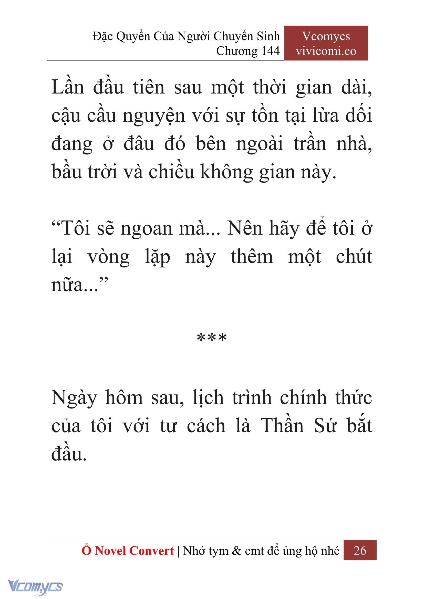 [Novel] Đặc Quyền Của Người Chuyển Sinh Chapter  144 - 28