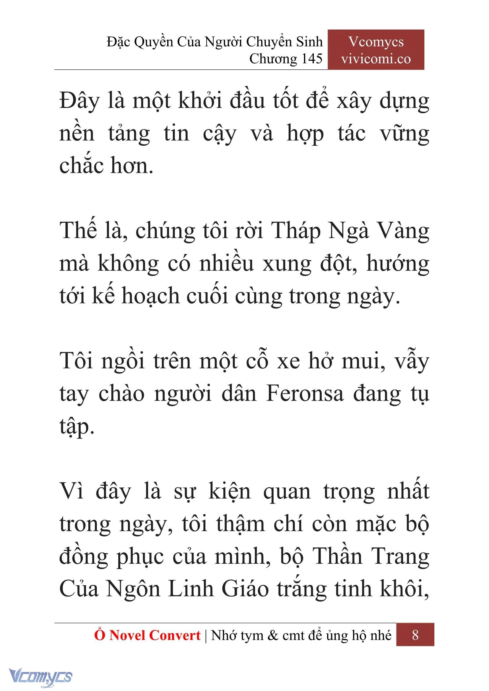 [Novel] Đặc Quyền Của Người Chuyển Sinh Chapter  145 - 10