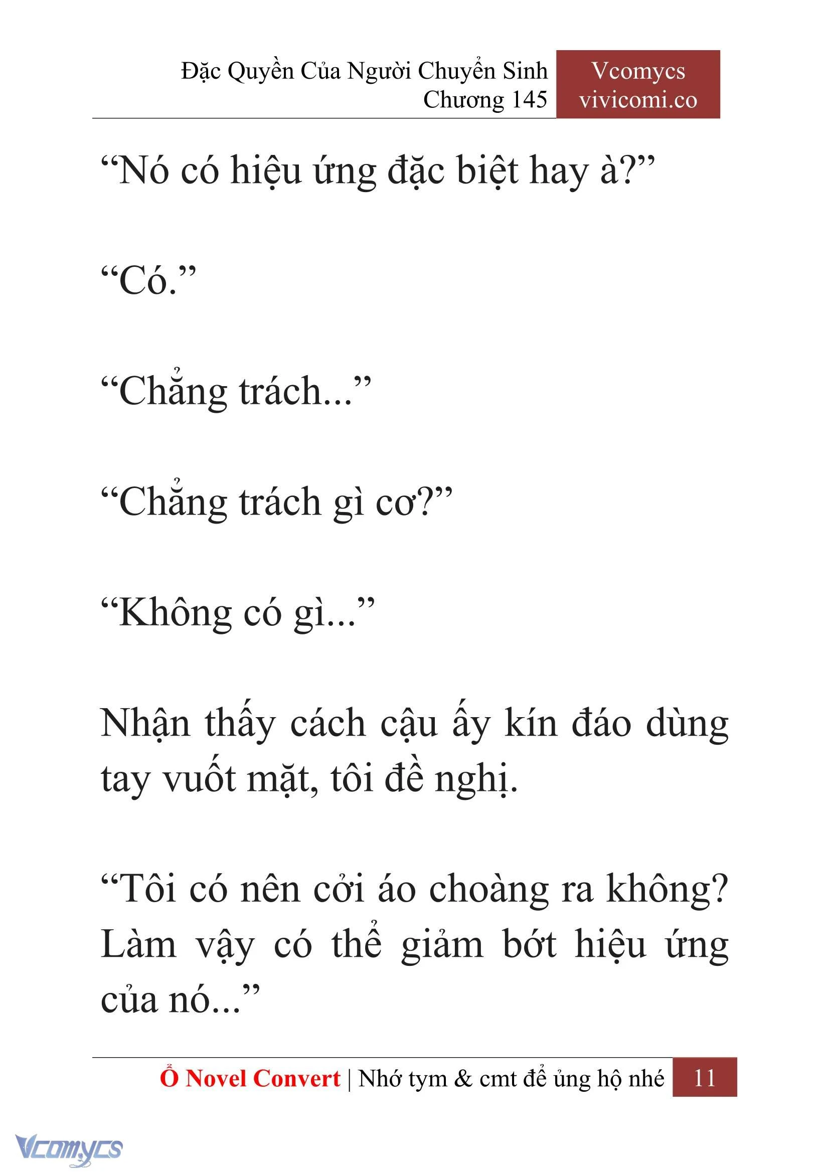 [Novel] Đặc Quyền Của Người Chuyển Sinh Chapter  145 - 13