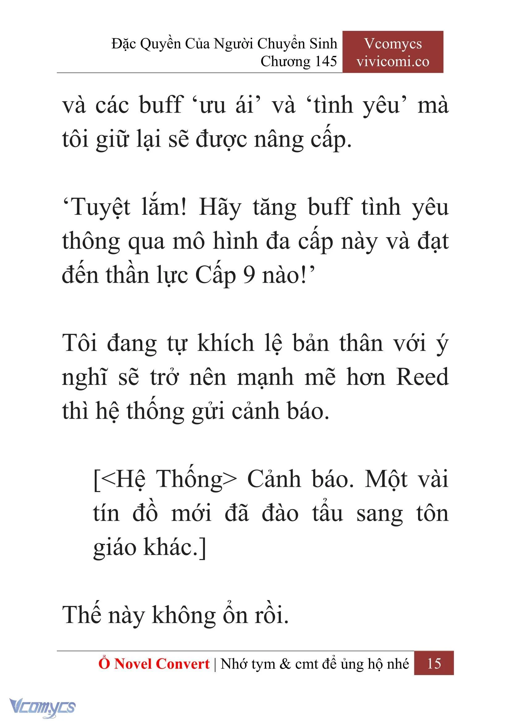 [Novel] Đặc Quyền Của Người Chuyển Sinh Chapter  145 - 17