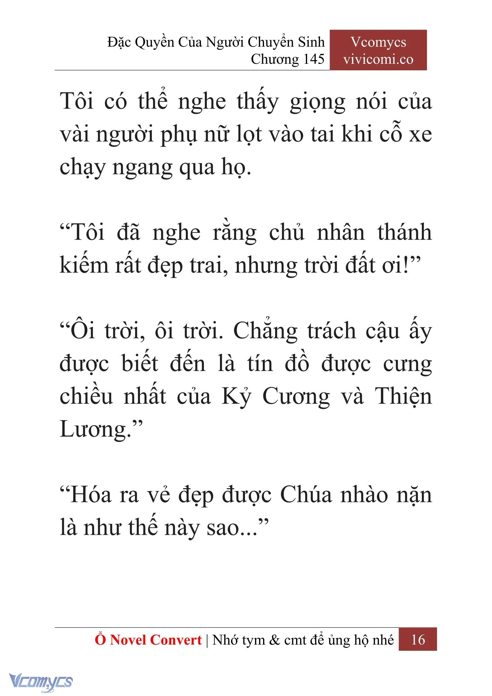 [Novel] Đặc Quyền Của Người Chuyển Sinh Chapter  145 - 18