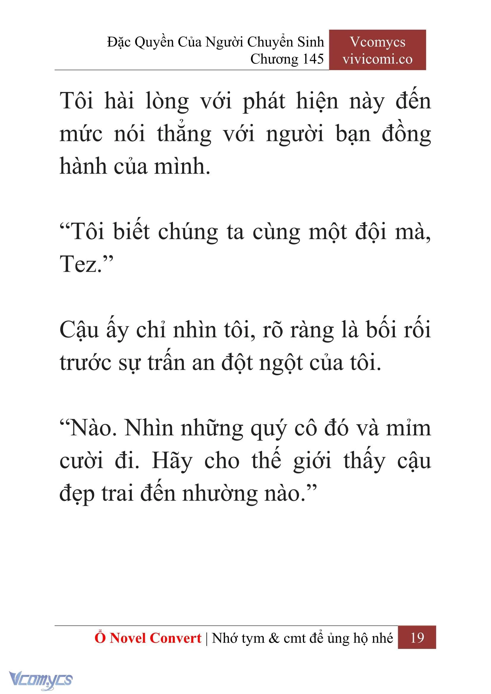 [Novel] Đặc Quyền Của Người Chuyển Sinh Chapter  145 - 21