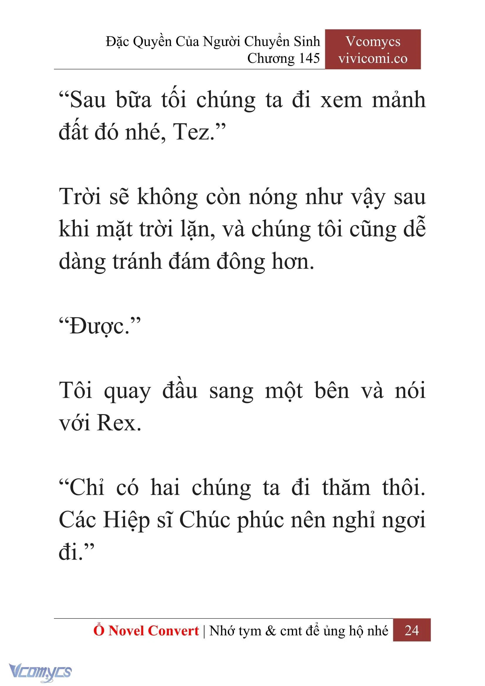 [Novel] Đặc Quyền Của Người Chuyển Sinh Chapter  145 - 26