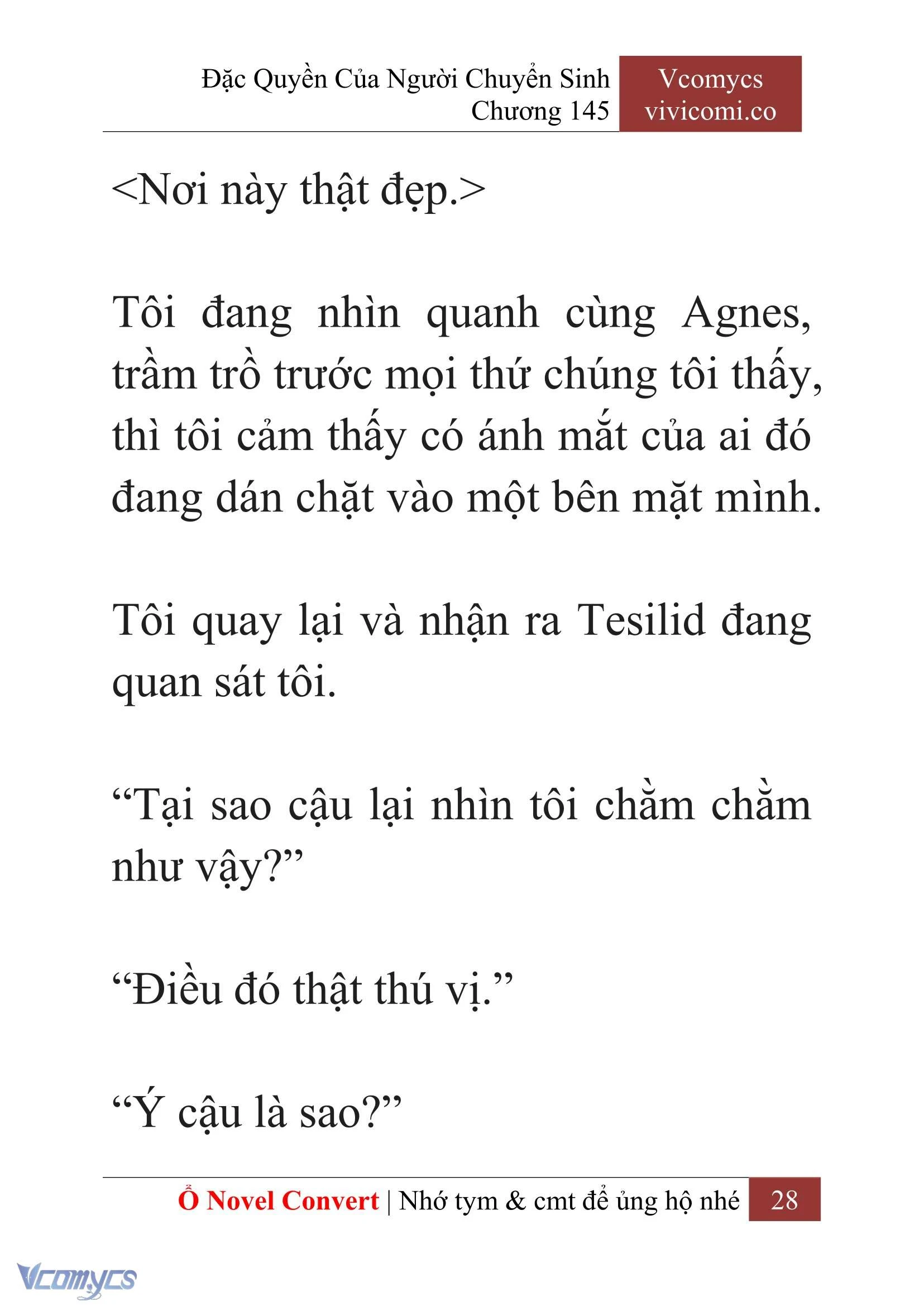[Novel] Đặc Quyền Của Người Chuyển Sinh Chapter  145 - 30