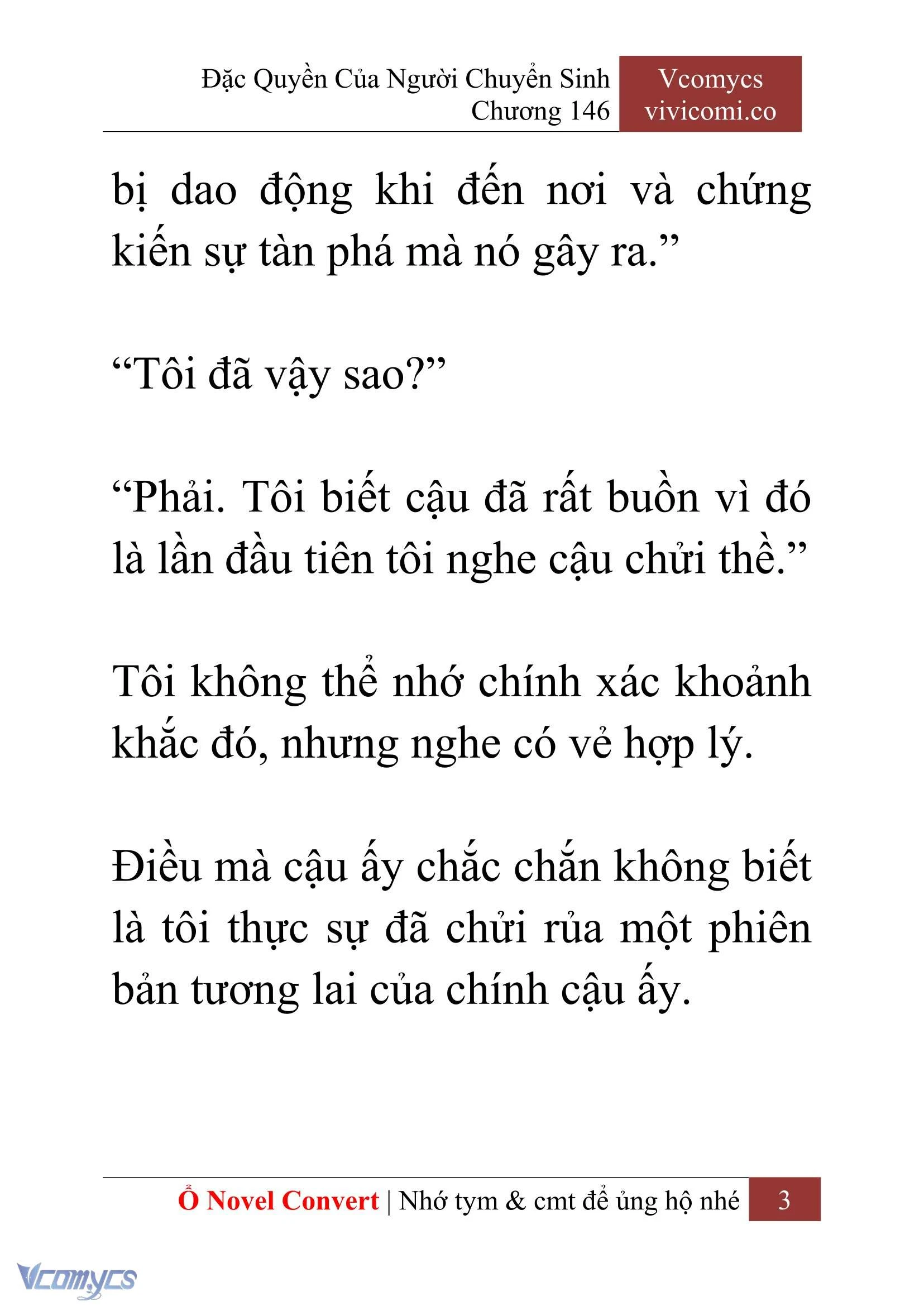 [Novel] Đặc Quyền Của Người Chuyển Sinh Chapter  146 - 5