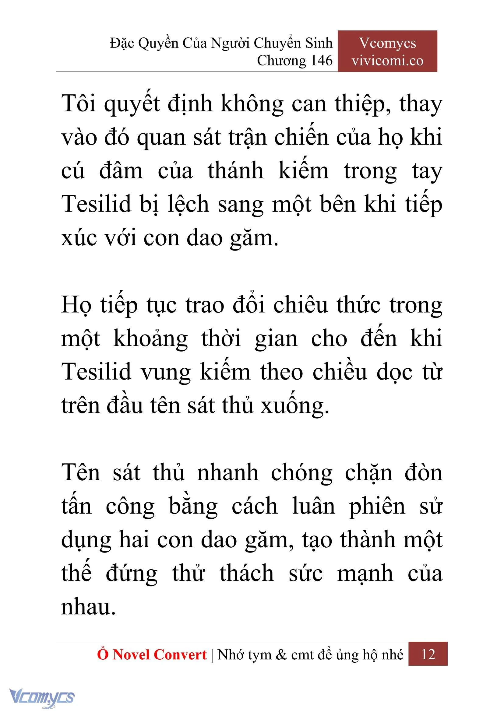 [Novel] Đặc Quyền Của Người Chuyển Sinh Chapter  146 - 14