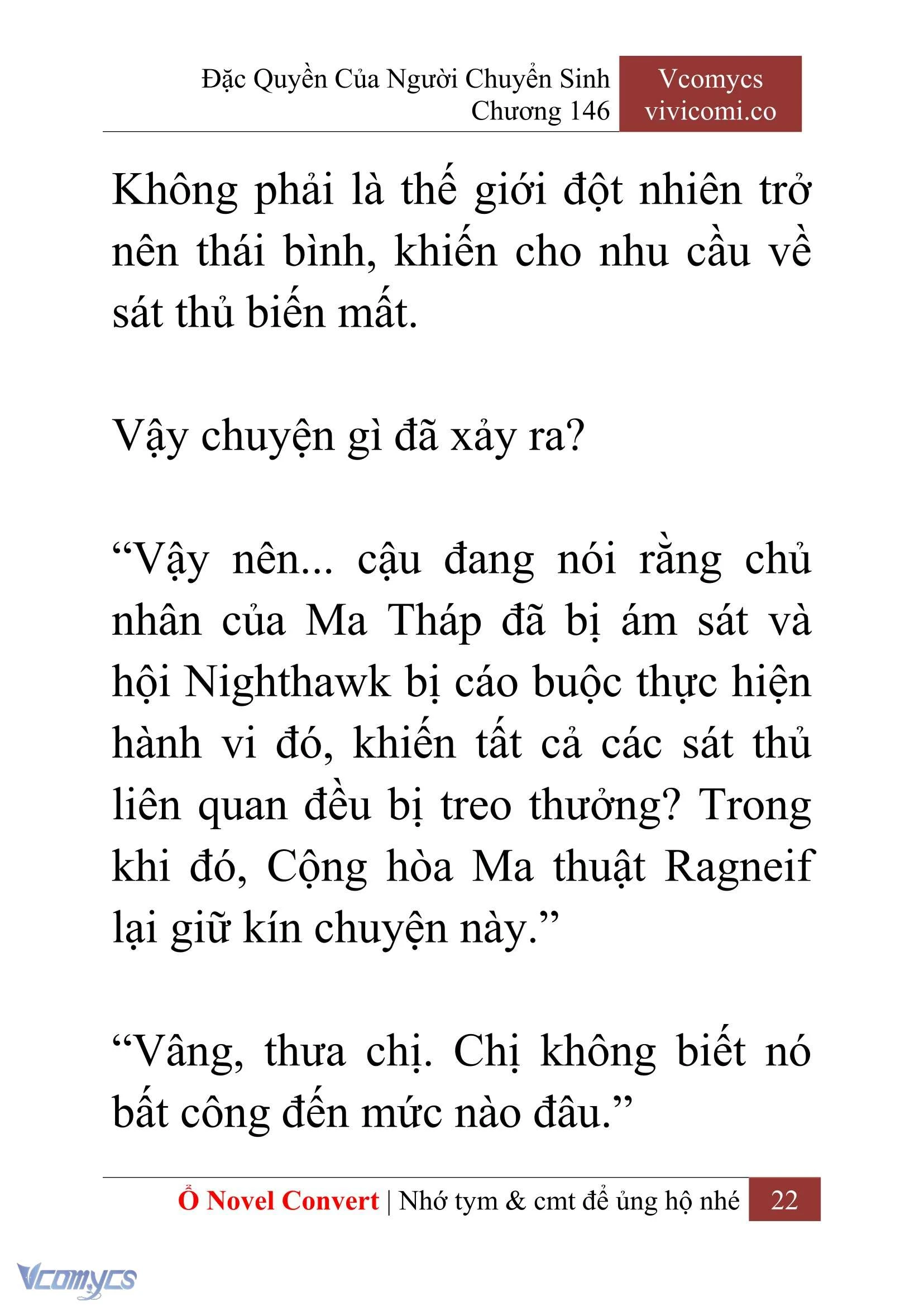 [Novel] Đặc Quyền Của Người Chuyển Sinh Chapter  146 - 24