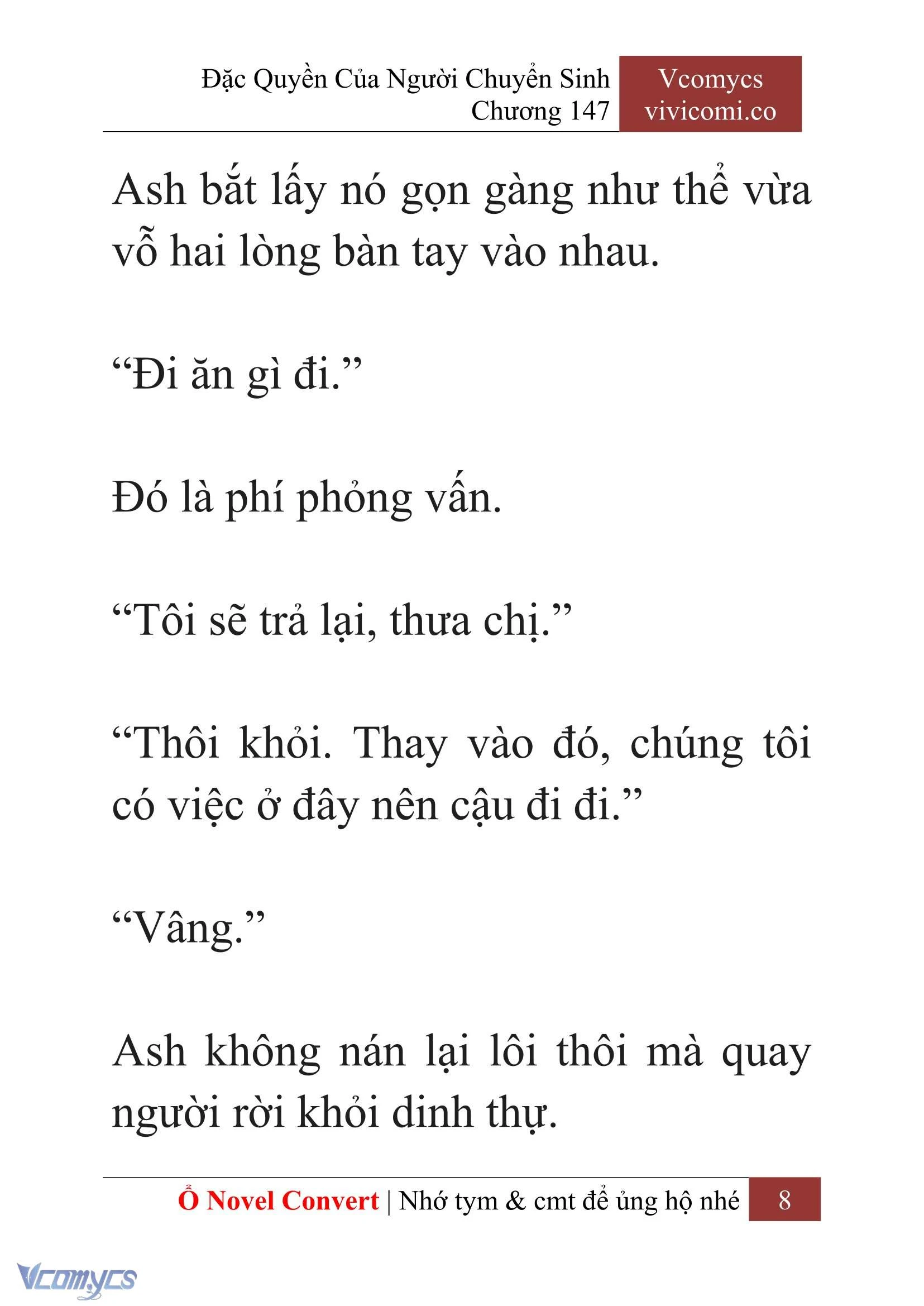 [Novel] Đặc Quyền Của Người Chuyển Sinh Chapter  147 - 10