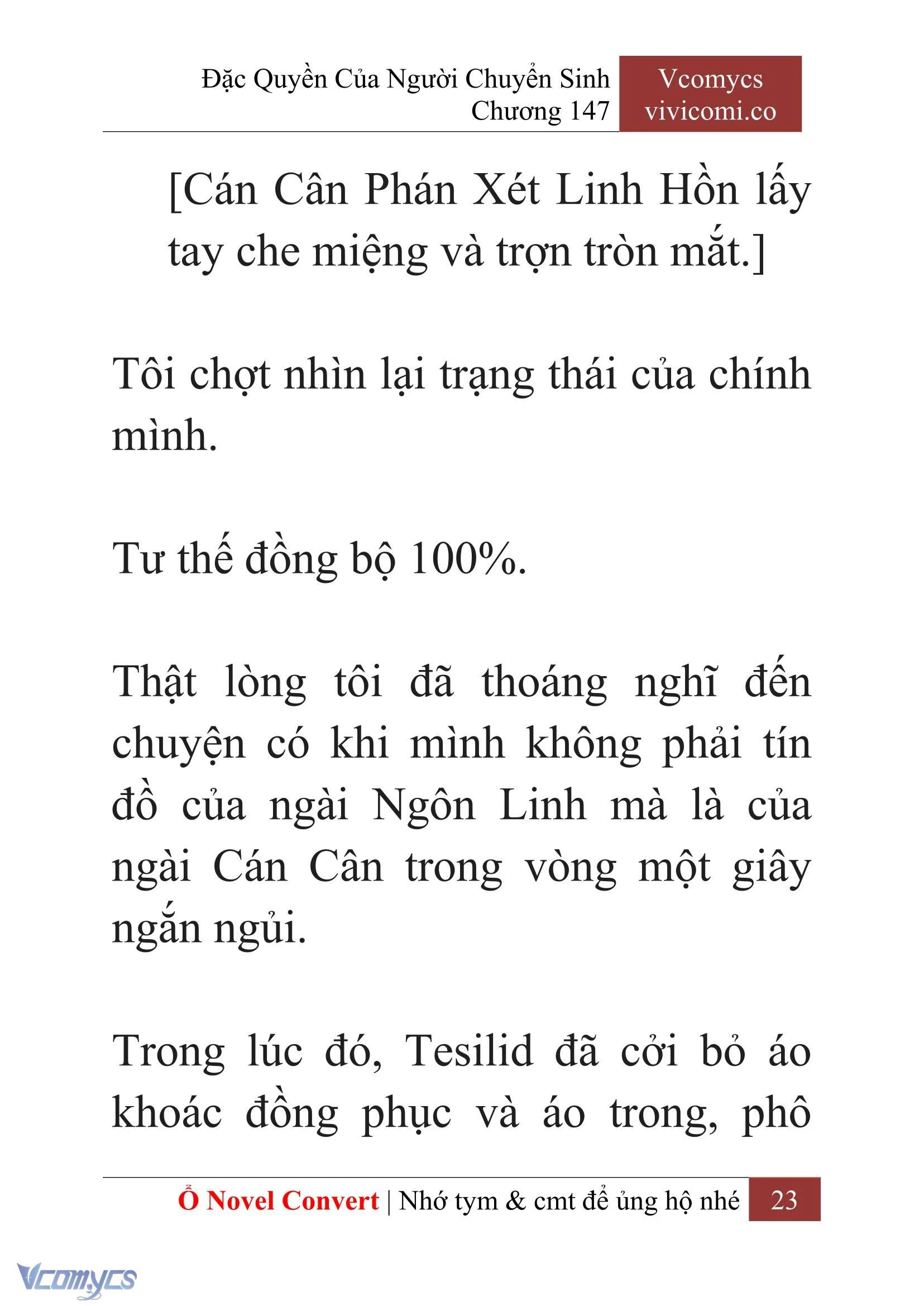 [Novel] Đặc Quyền Của Người Chuyển Sinh Chapter  147 - 25