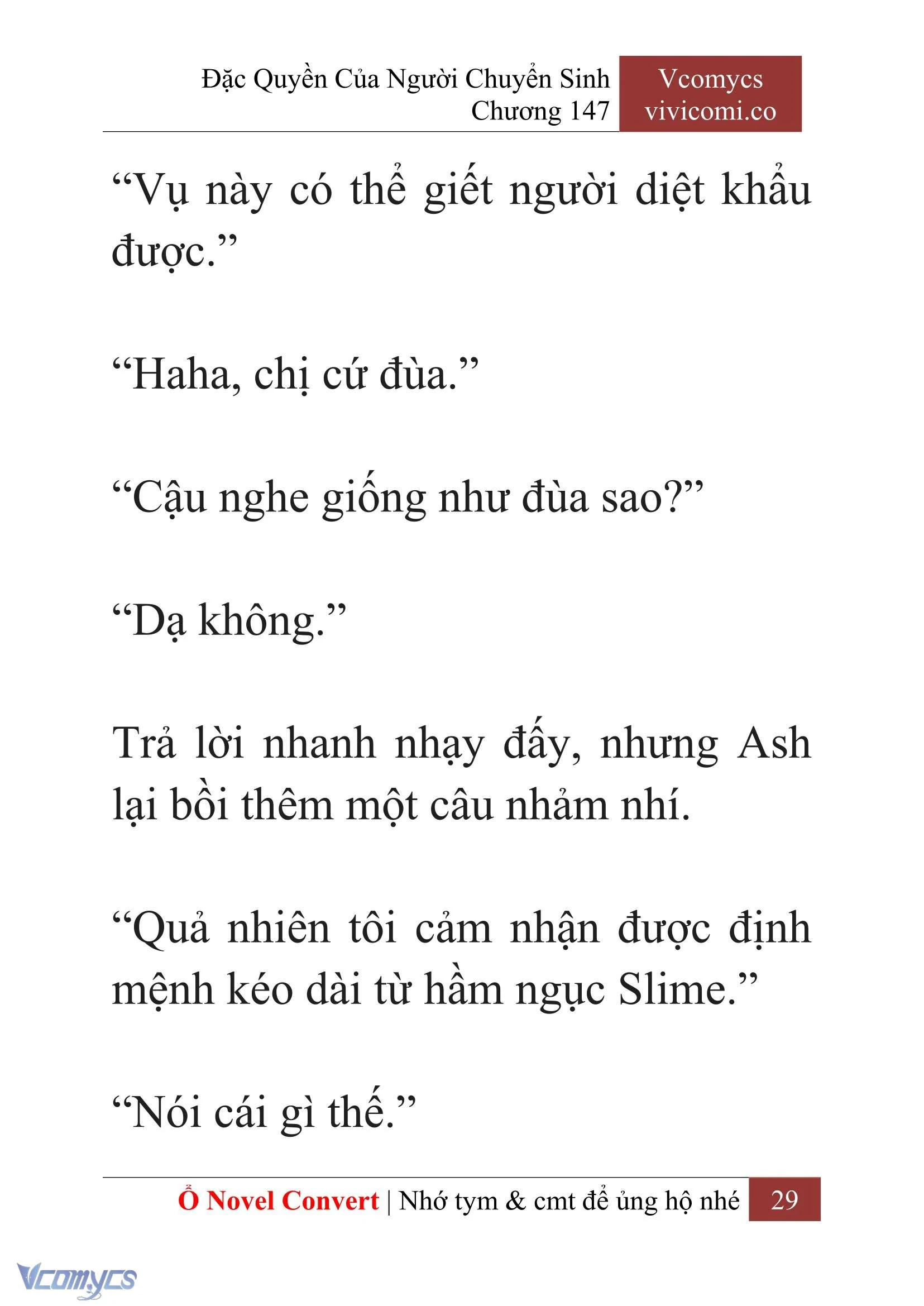 [Novel] Đặc Quyền Của Người Chuyển Sinh Chapter  147 - 31