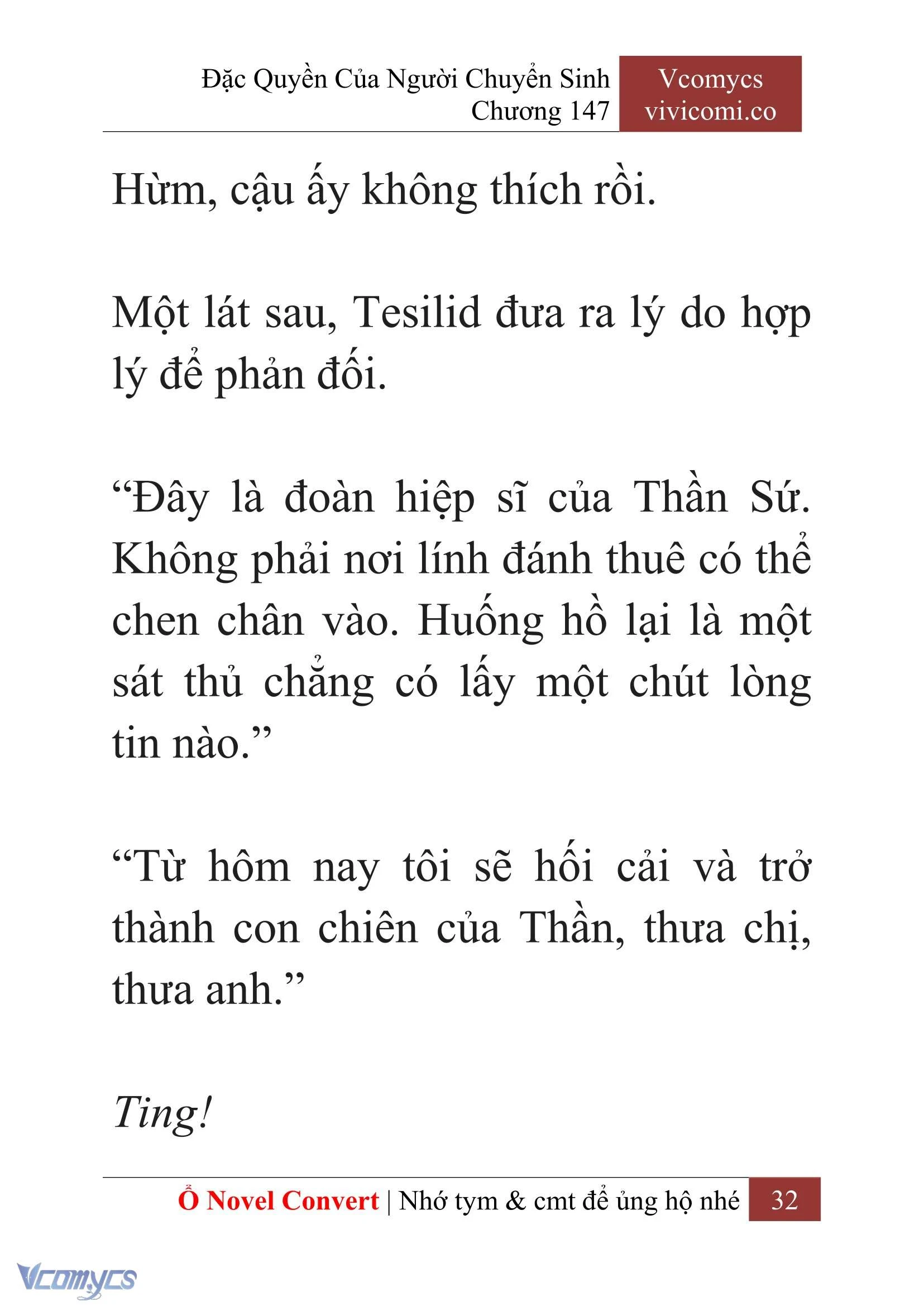 [Novel] Đặc Quyền Của Người Chuyển Sinh Chapter  147 - 34