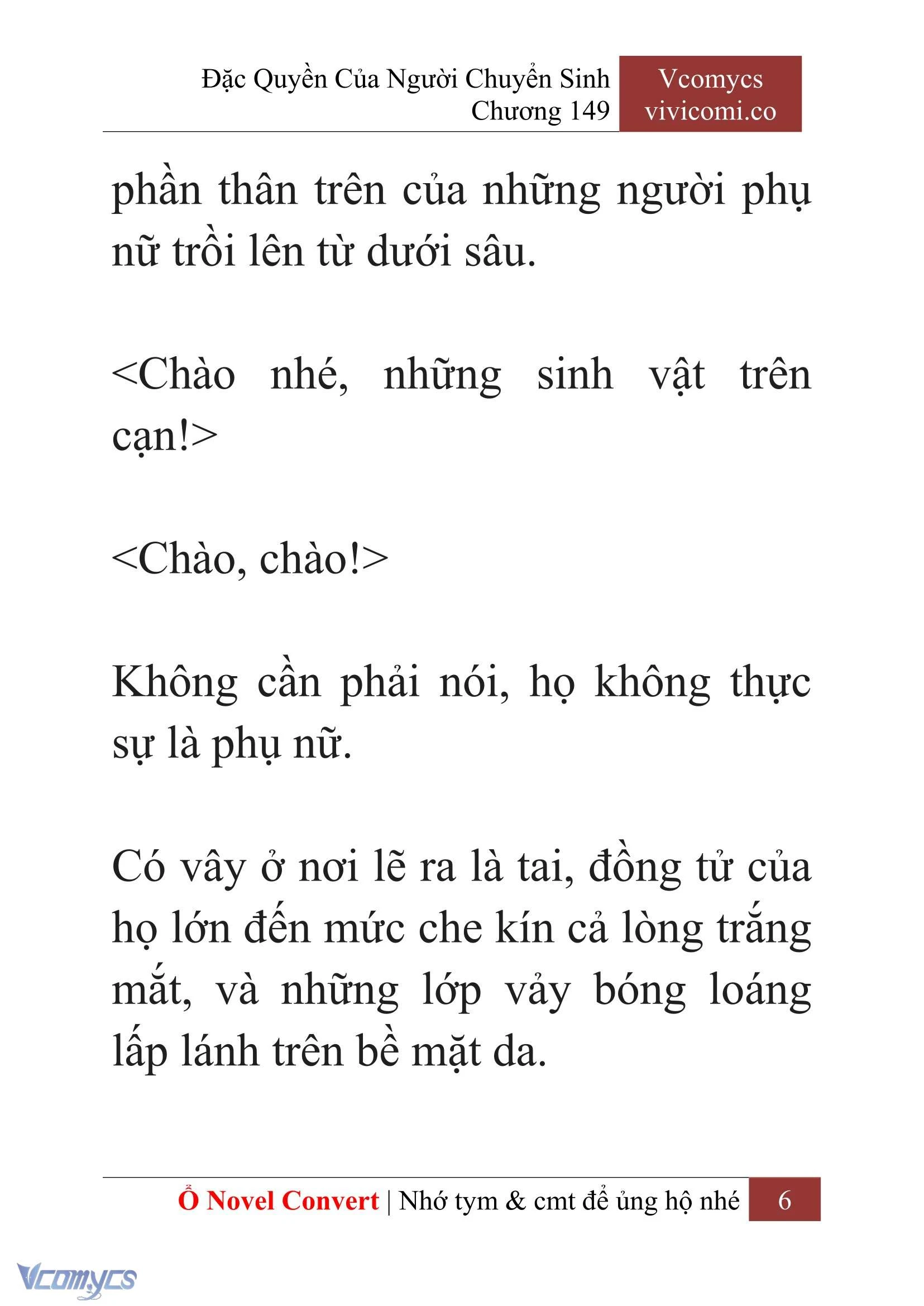[Novel] Đặc Quyền Của Người Chuyển Sinh Chapter  149 - 8
