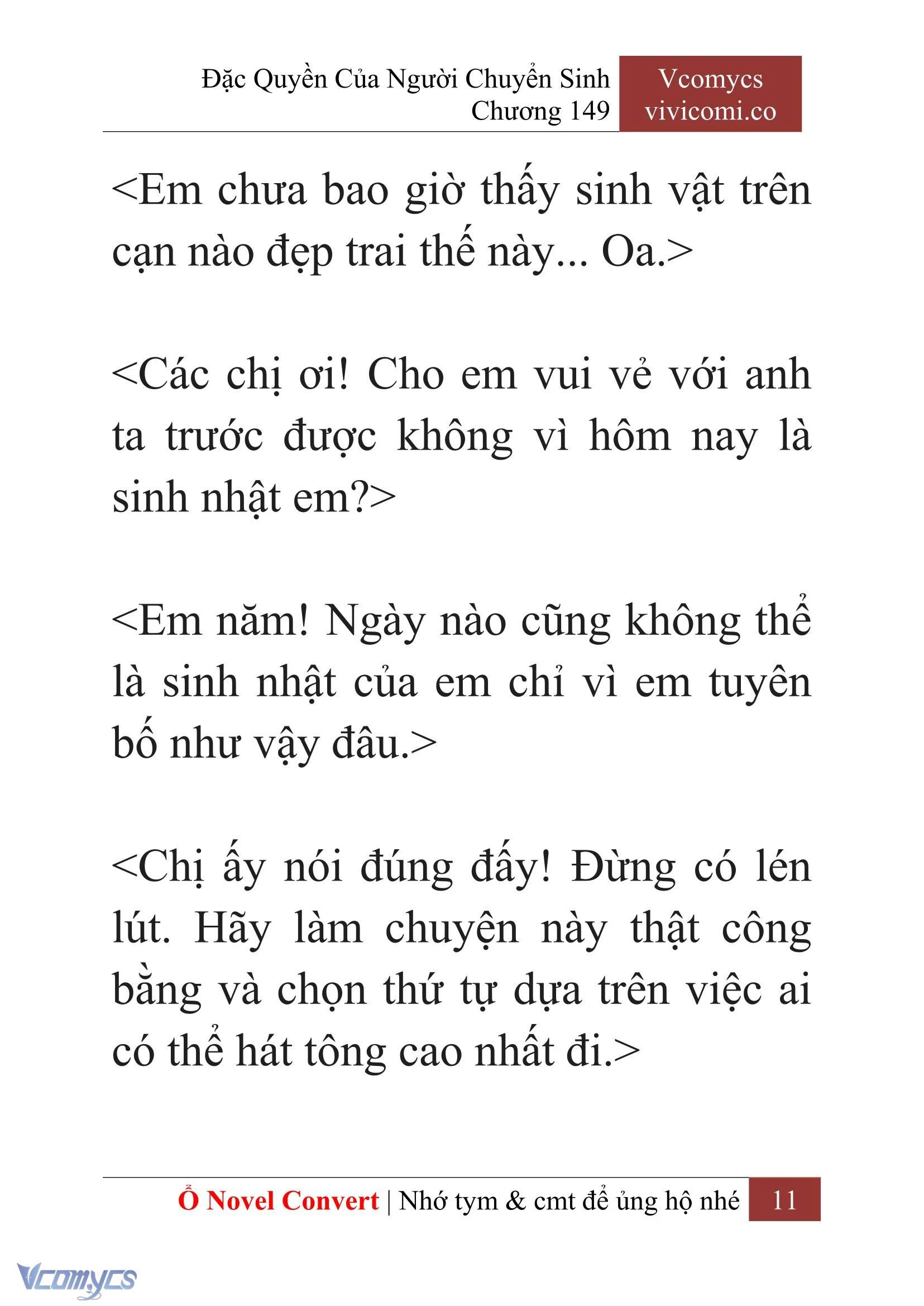 [Novel] Đặc Quyền Của Người Chuyển Sinh Chapter  149 - 13