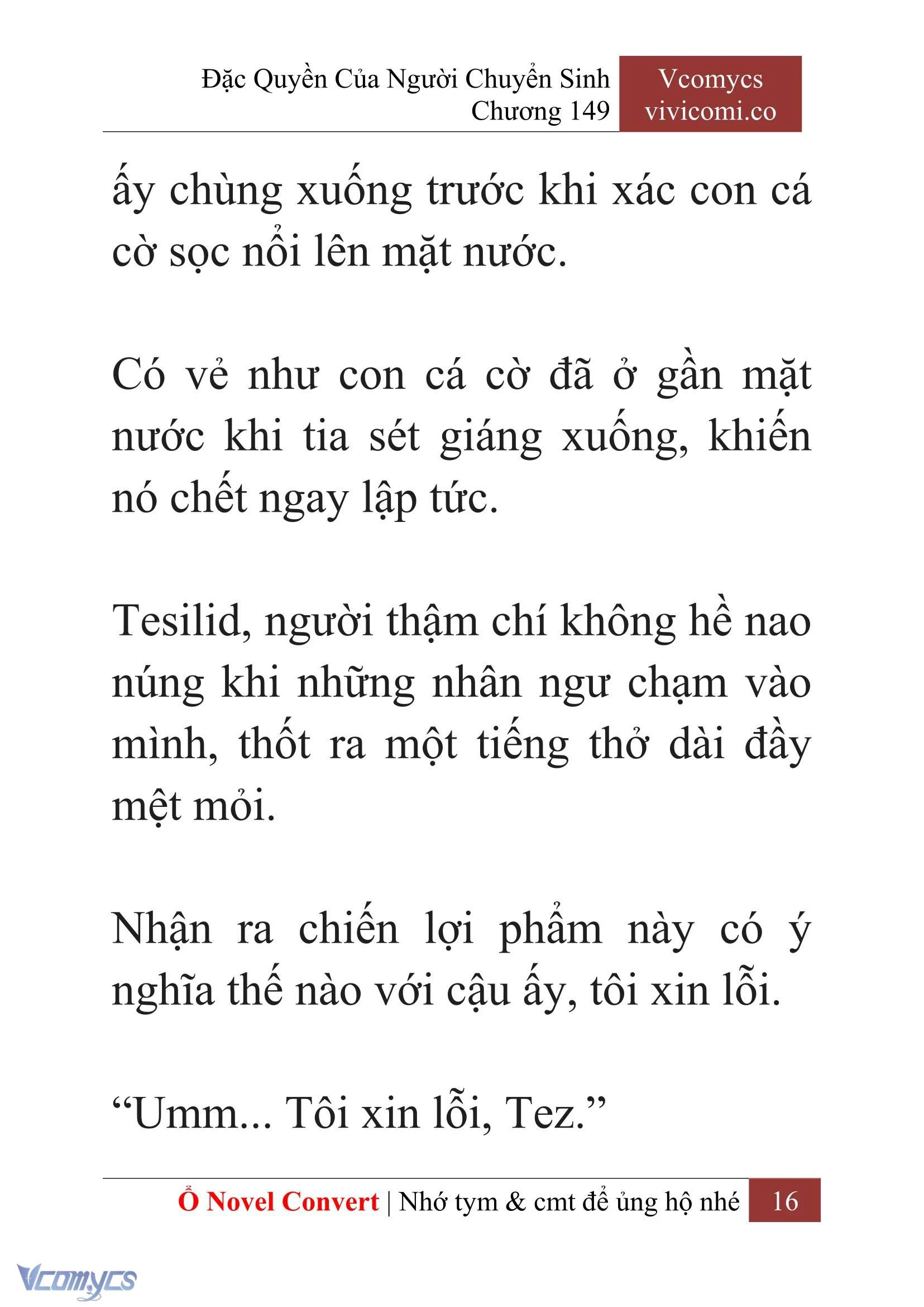 [Novel] Đặc Quyền Của Người Chuyển Sinh Chapter  149 - 18