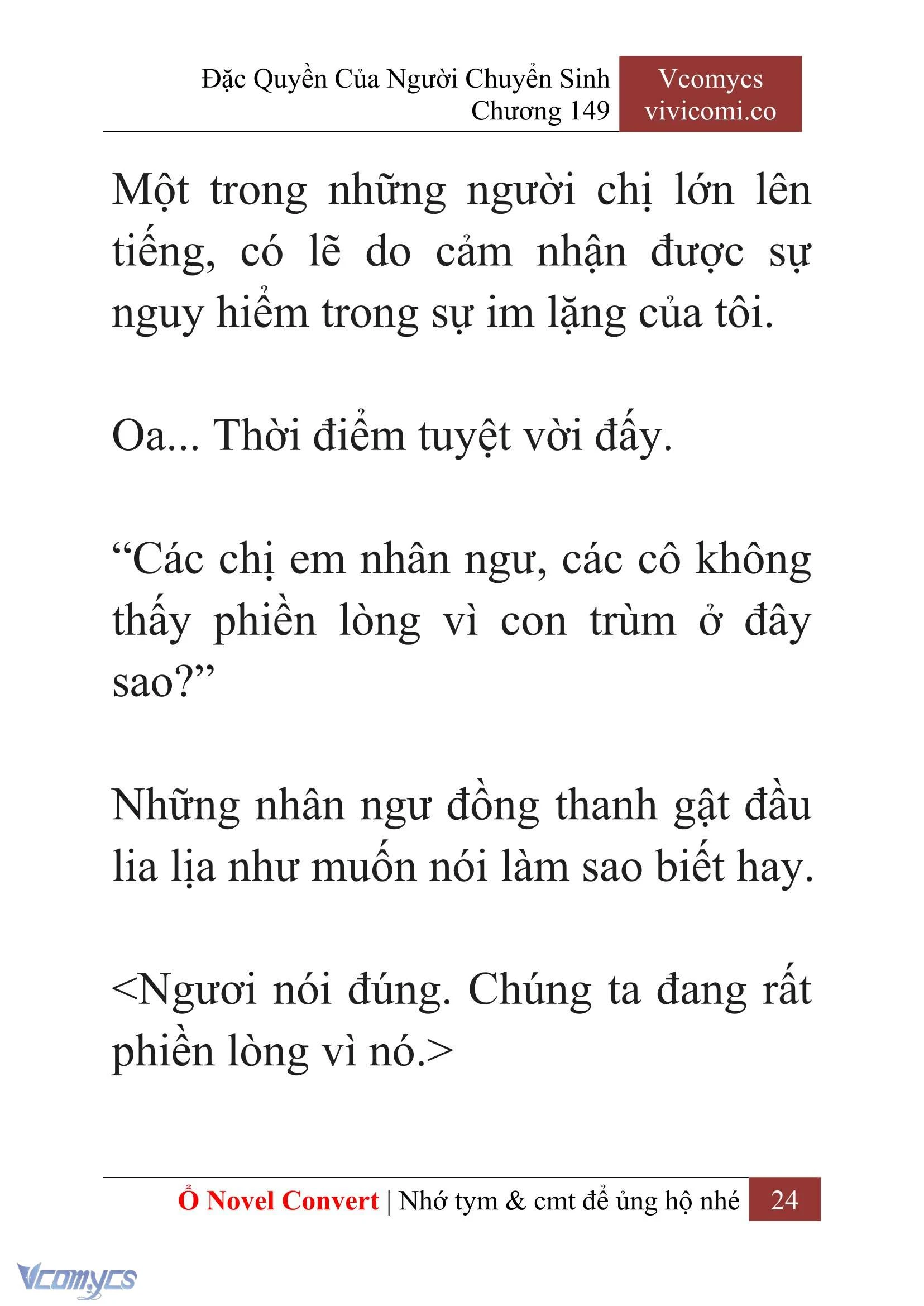 [Novel] Đặc Quyền Của Người Chuyển Sinh Chapter  149 - 26