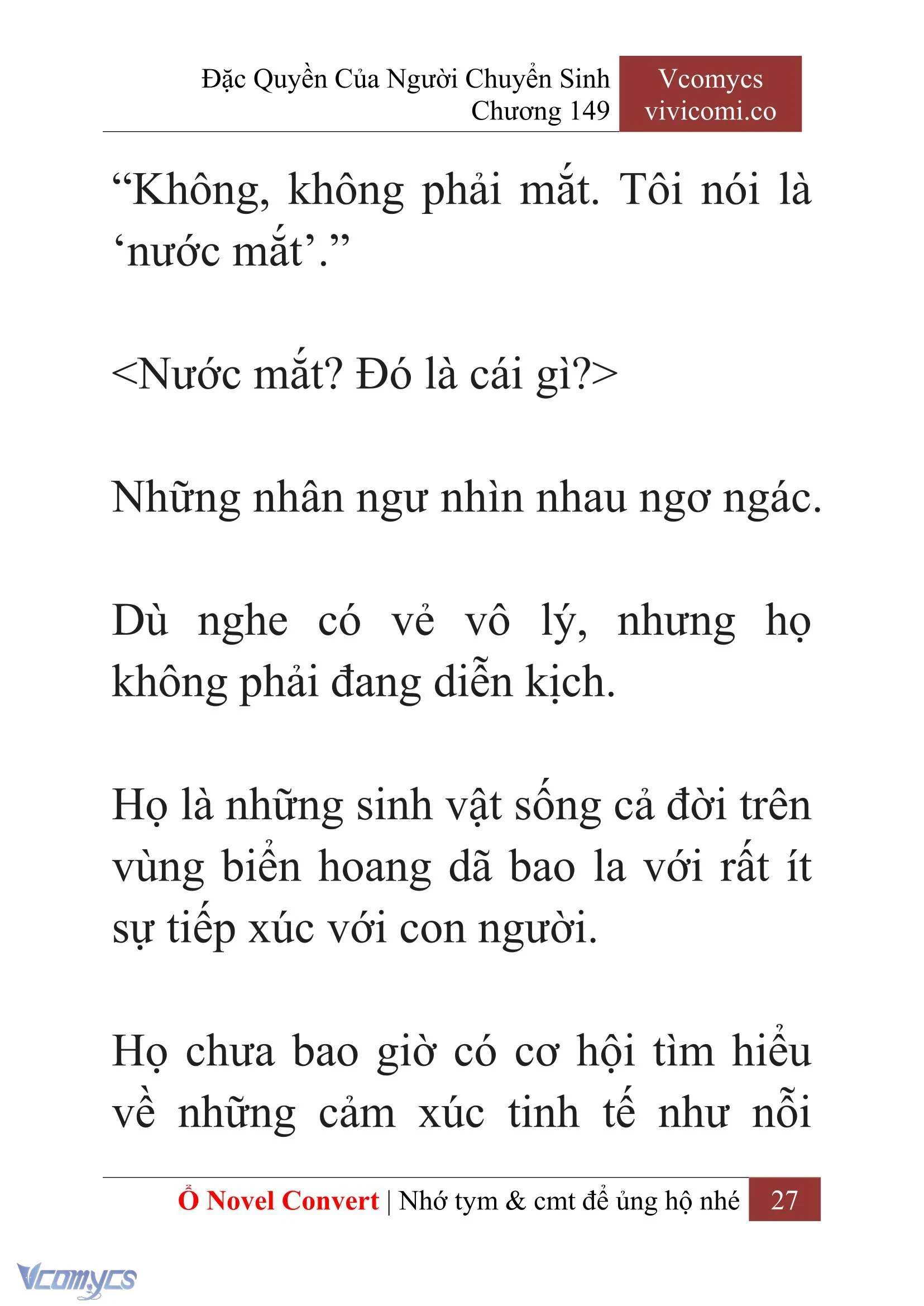 [Novel] Đặc Quyền Của Người Chuyển Sinh Chapter  149 - 29