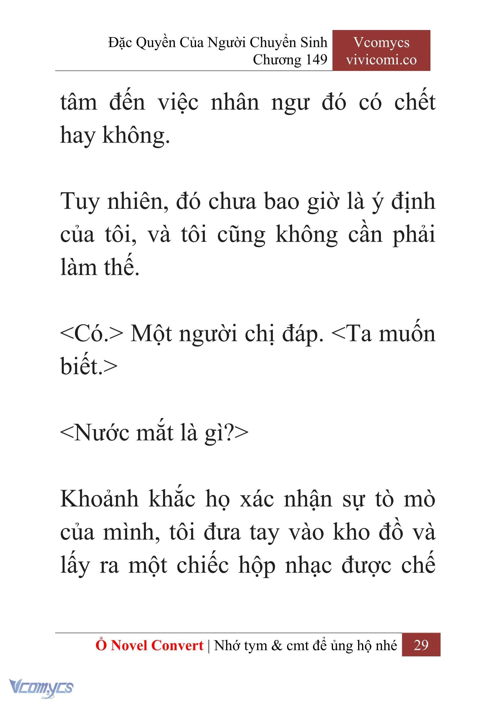 [Novel] Đặc Quyền Của Người Chuyển Sinh Chapter  149 - 31