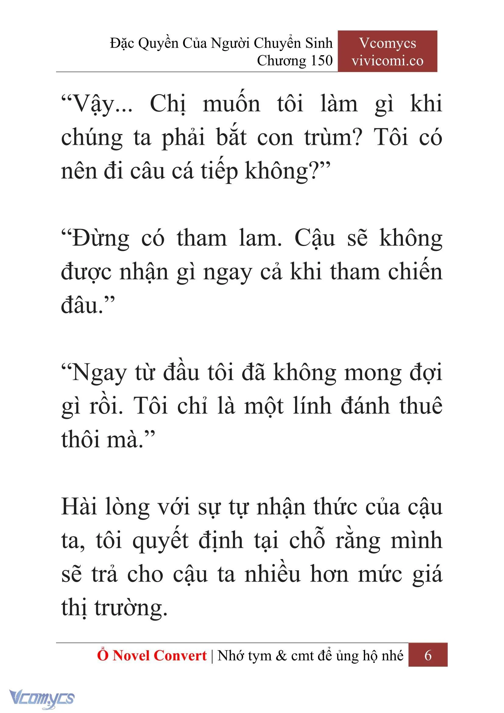 [Novel] Đặc Quyền Của Người Chuyển Sinh Chapter  150 - 8