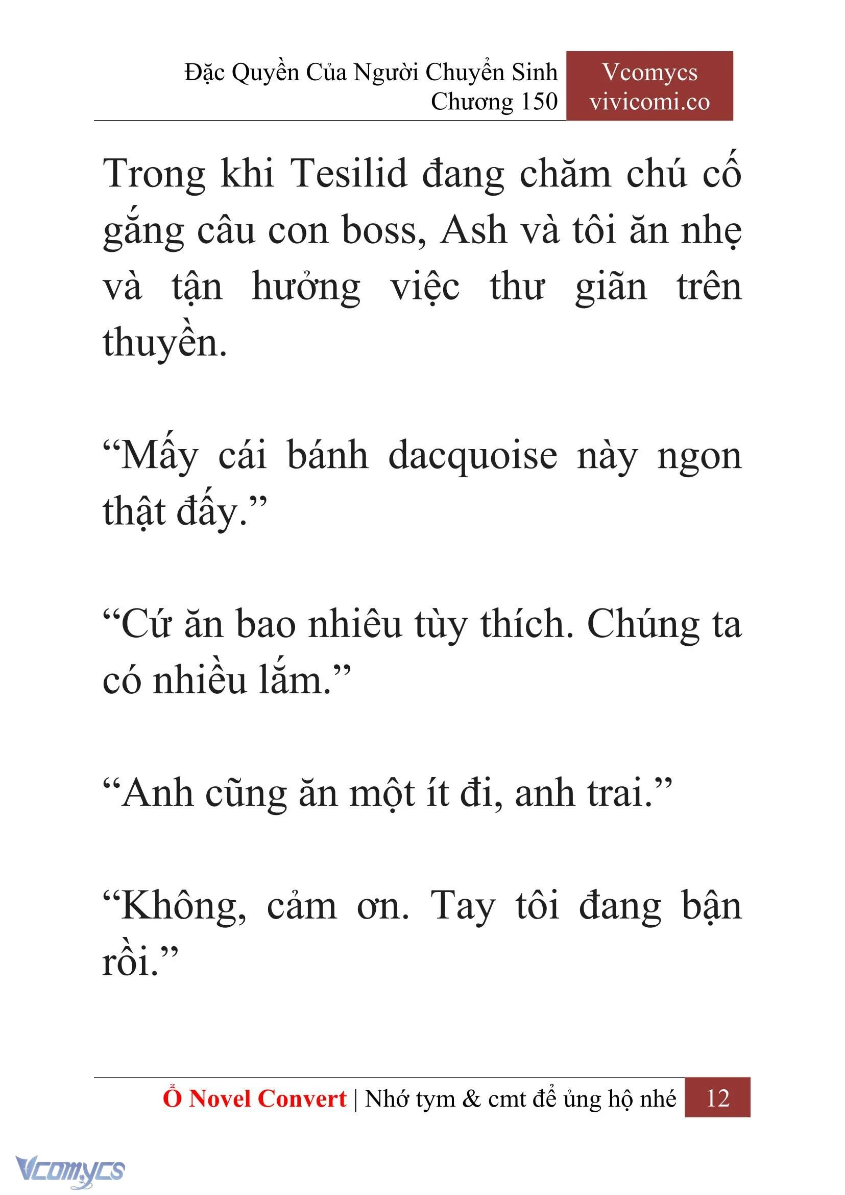 [Novel] Đặc Quyền Của Người Chuyển Sinh Chapter  150 - 14