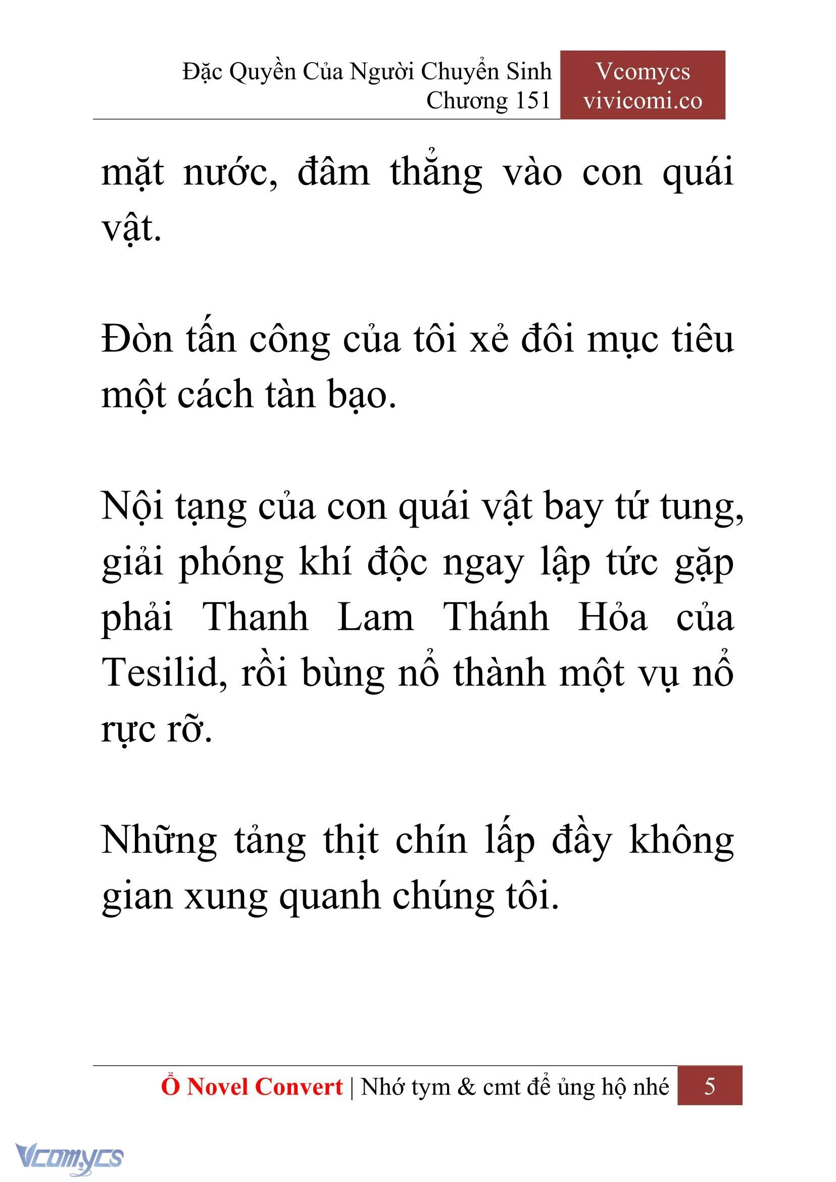 [Novel] Đặc Quyền Của Người Chuyển Sinh Chapter  151 - 7