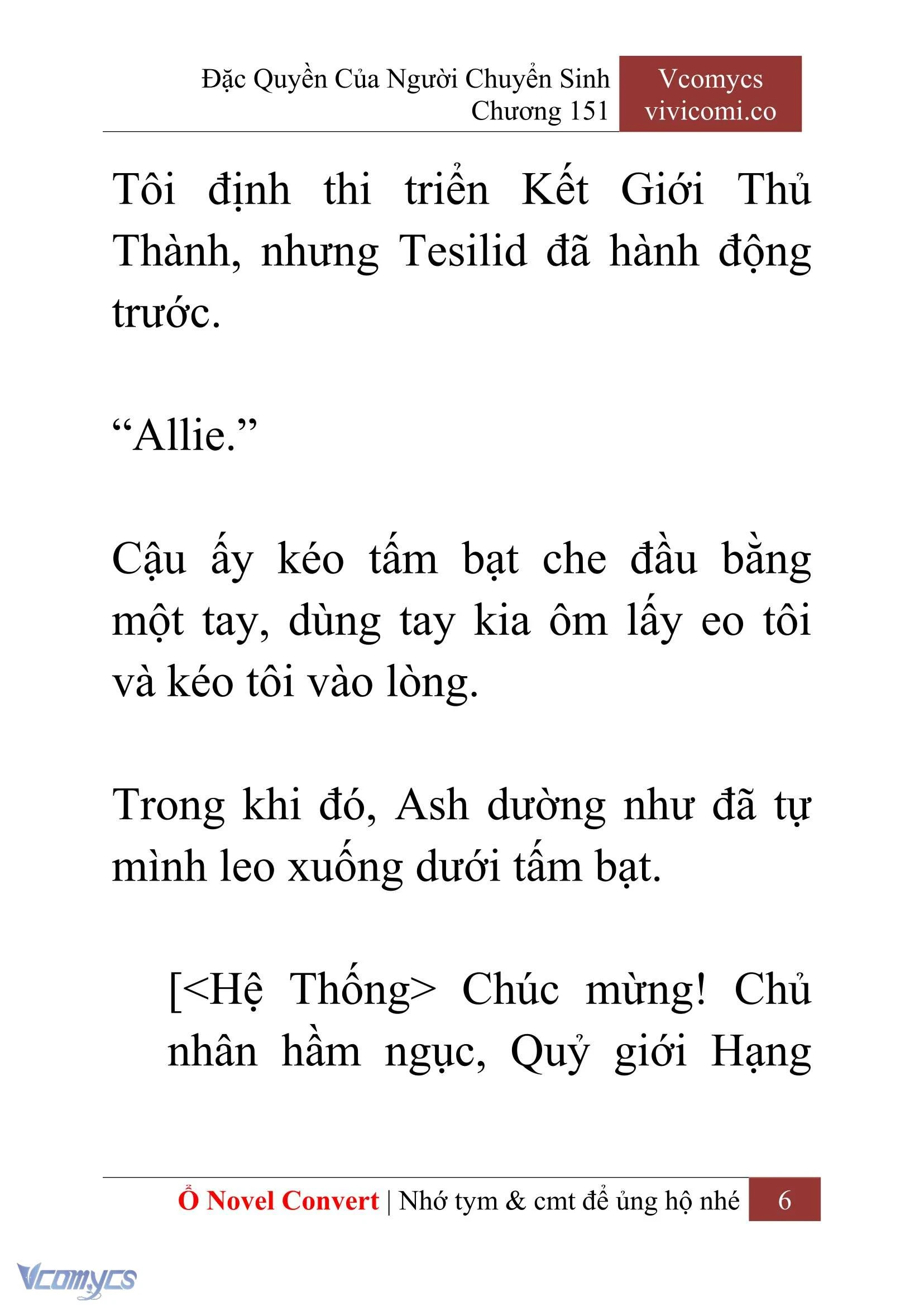 [Novel] Đặc Quyền Của Người Chuyển Sinh Chapter  151 - 8