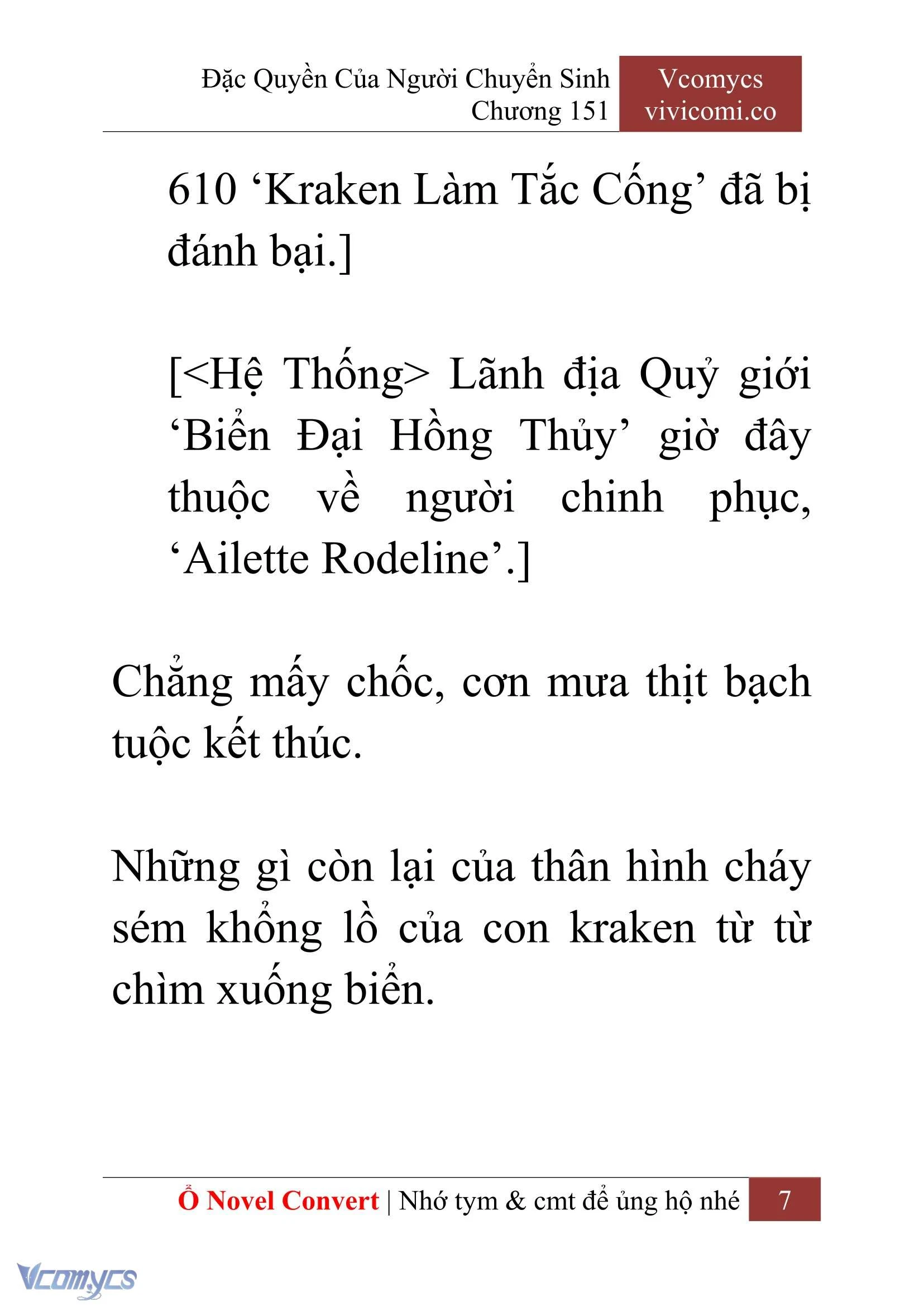 [Novel] Đặc Quyền Của Người Chuyển Sinh Chapter  151 - 9