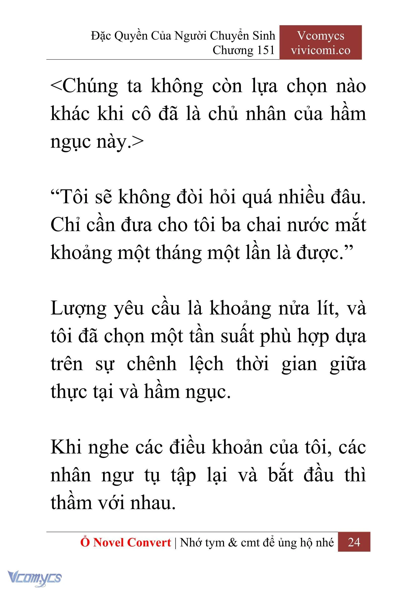 [Novel] Đặc Quyền Của Người Chuyển Sinh Chapter  151 - 26