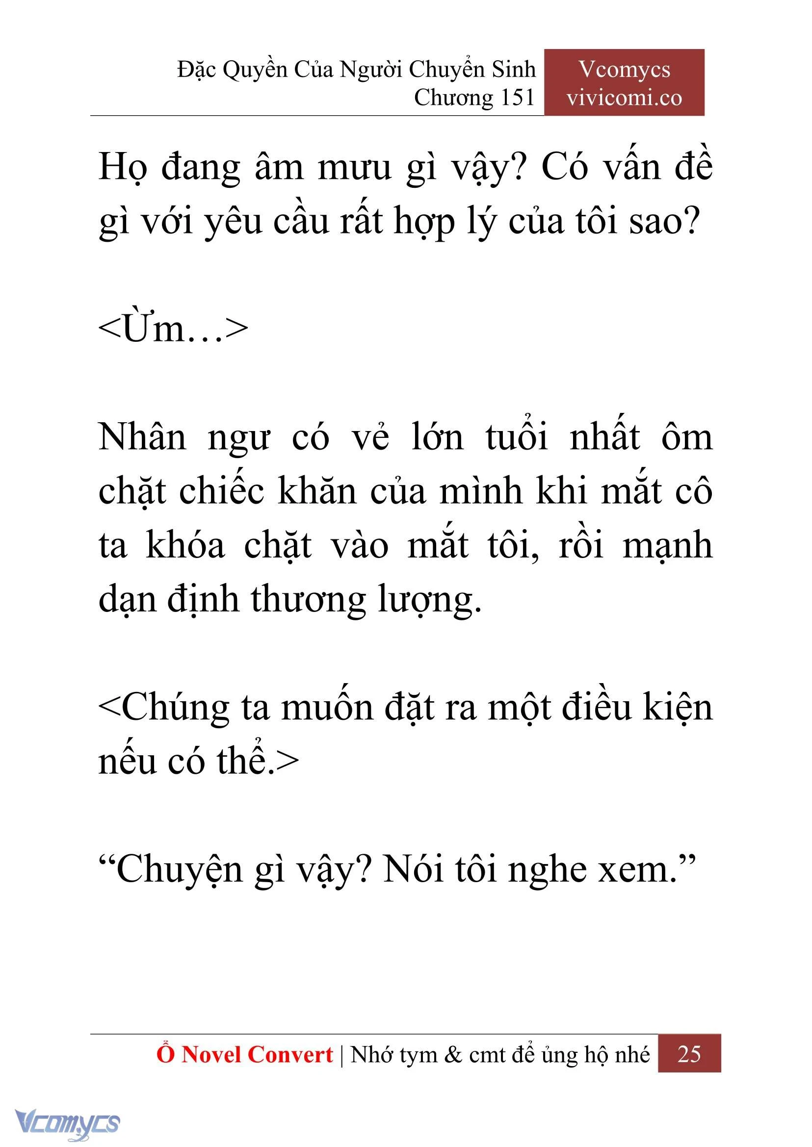 [Novel] Đặc Quyền Của Người Chuyển Sinh Chapter  151 - 27