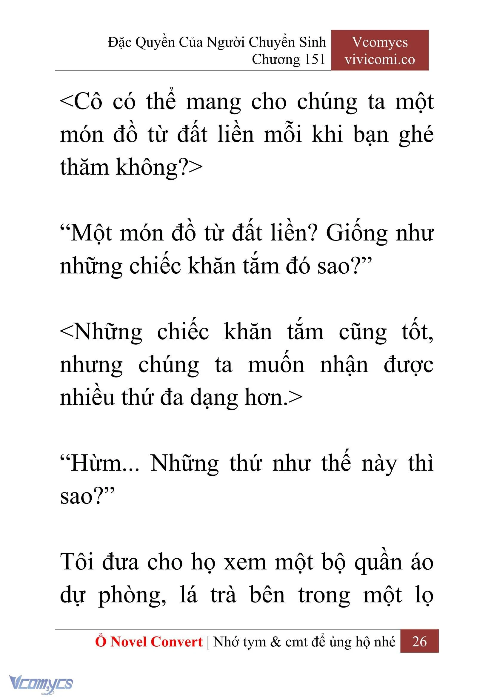 [Novel] Đặc Quyền Của Người Chuyển Sinh Chapter  151 - 28
