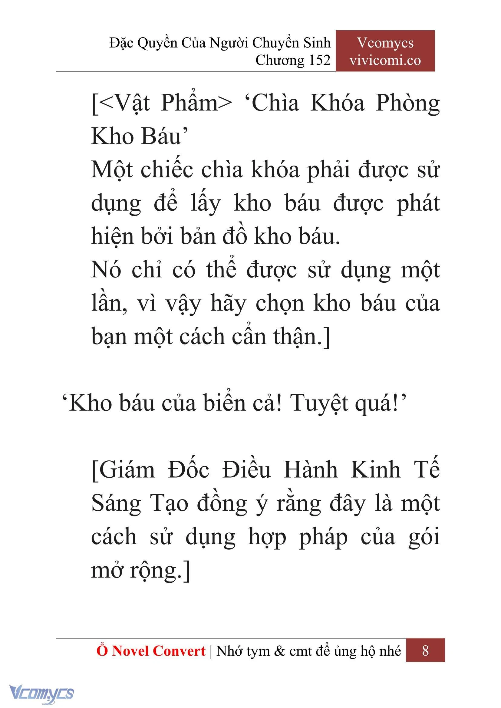 [Novel] Đặc Quyền Của Người Chuyển Sinh Chapter  152 - 10