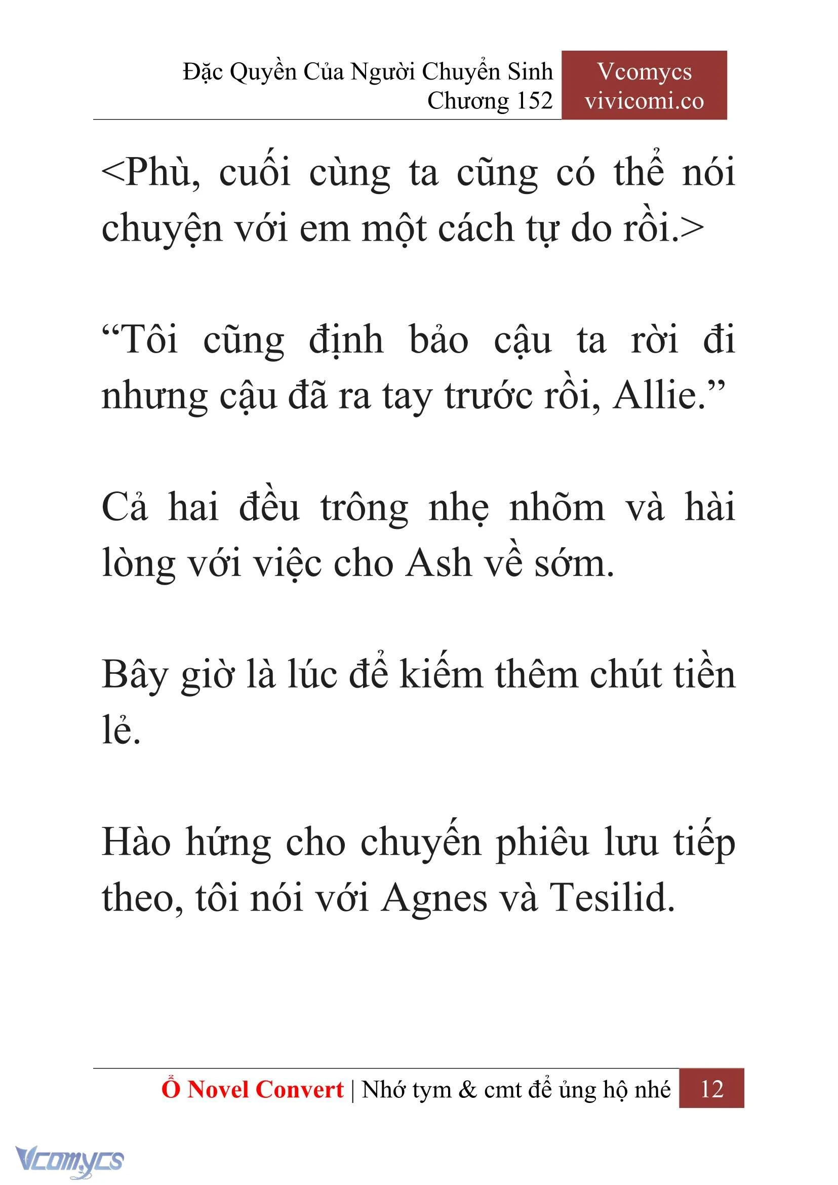 [Novel] Đặc Quyền Của Người Chuyển Sinh Chapter  152 - 14