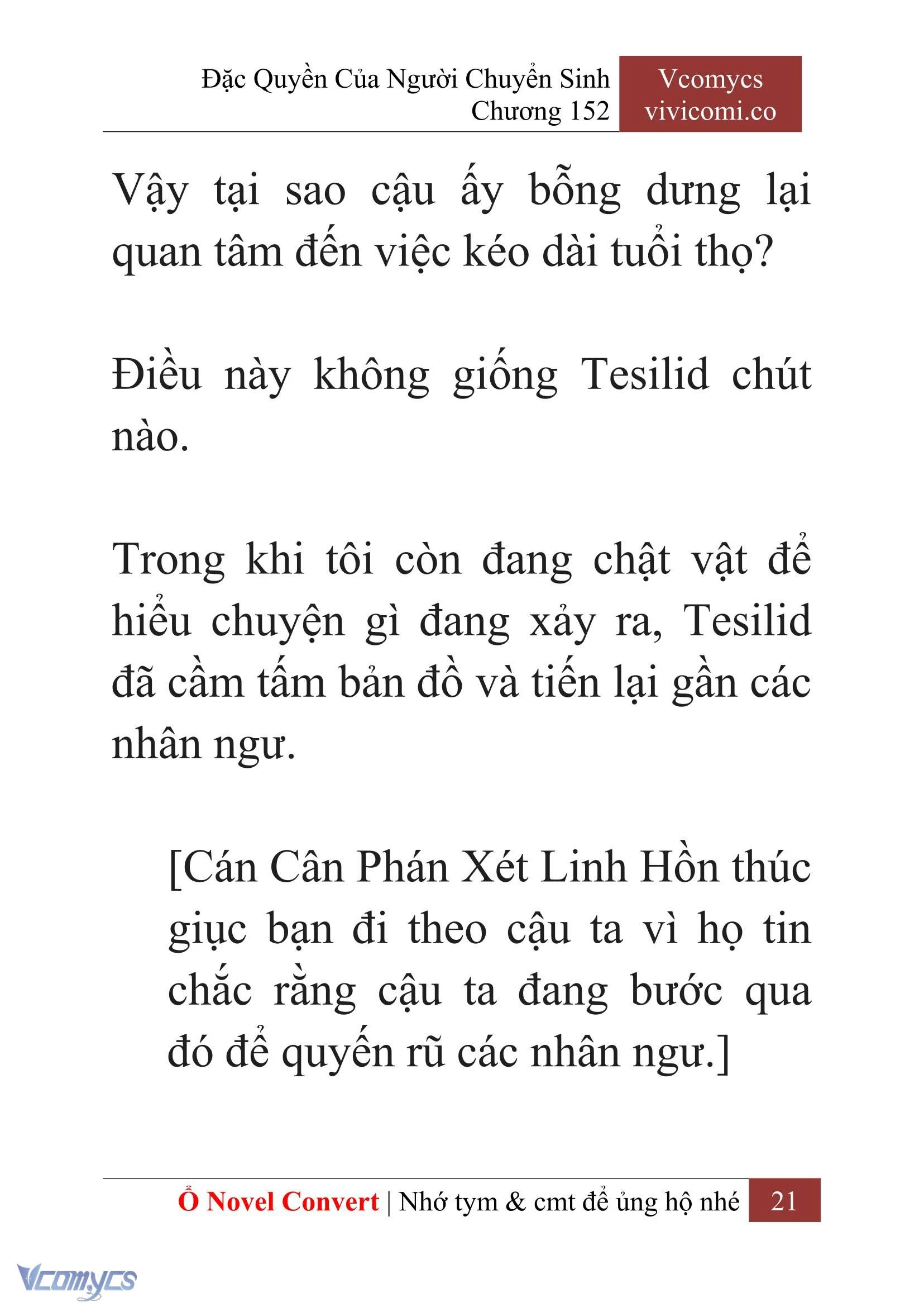 [Novel] Đặc Quyền Của Người Chuyển Sinh Chapter  152 - 23
