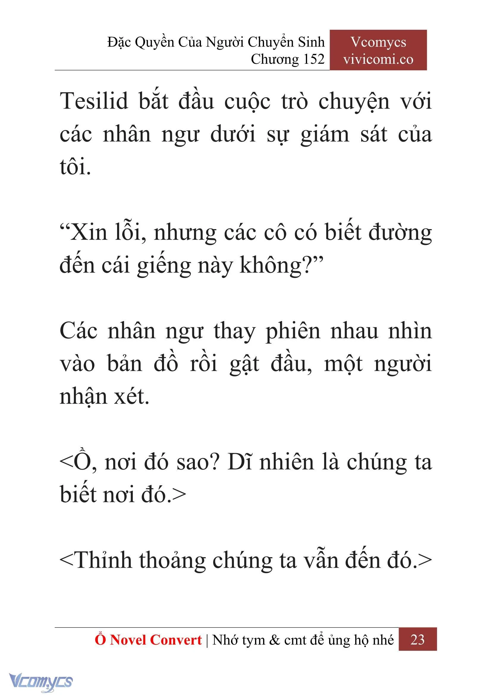[Novel] Đặc Quyền Của Người Chuyển Sinh Chapter  152 - 25