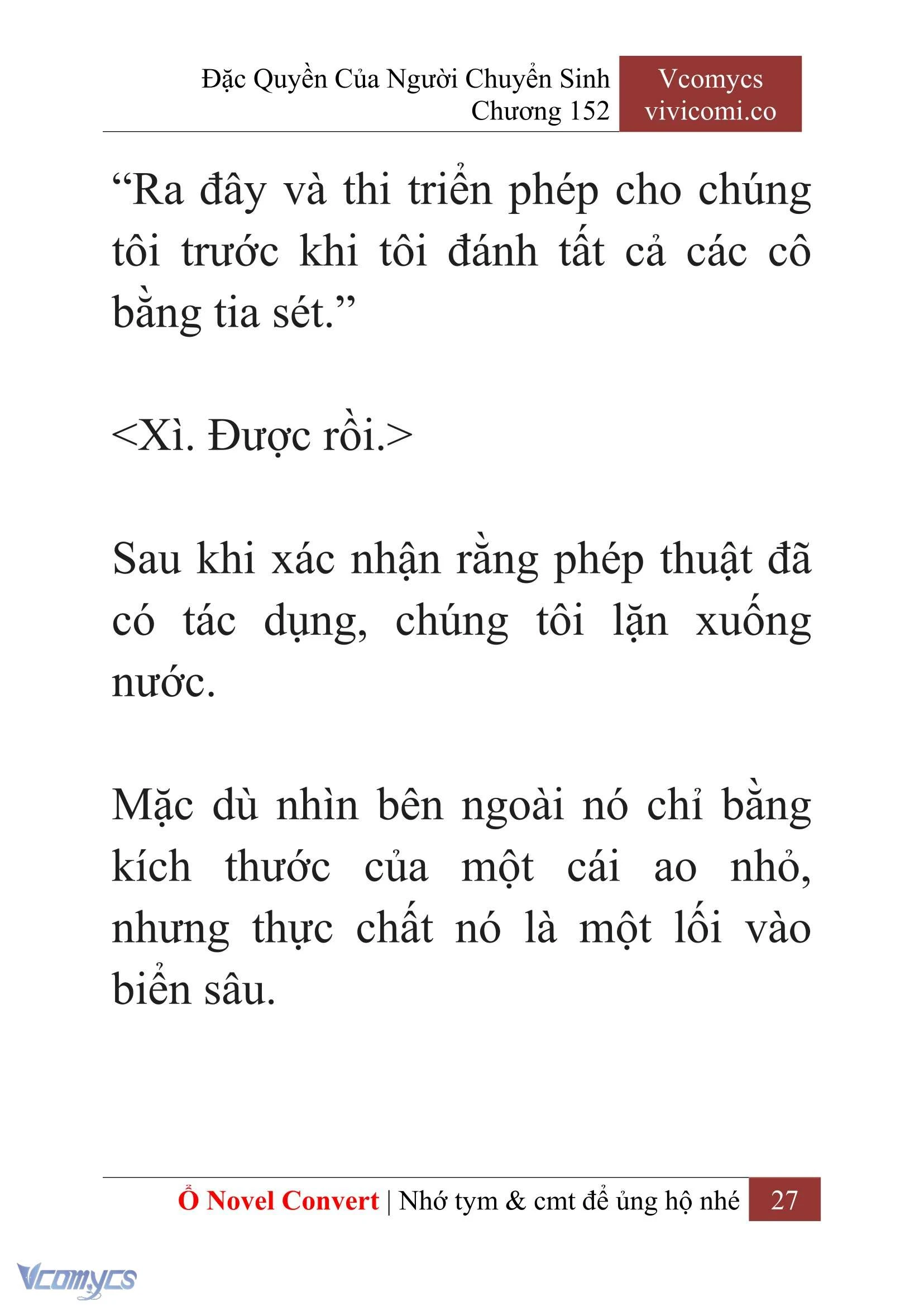 [Novel] Đặc Quyền Của Người Chuyển Sinh Chapter  152 - 29