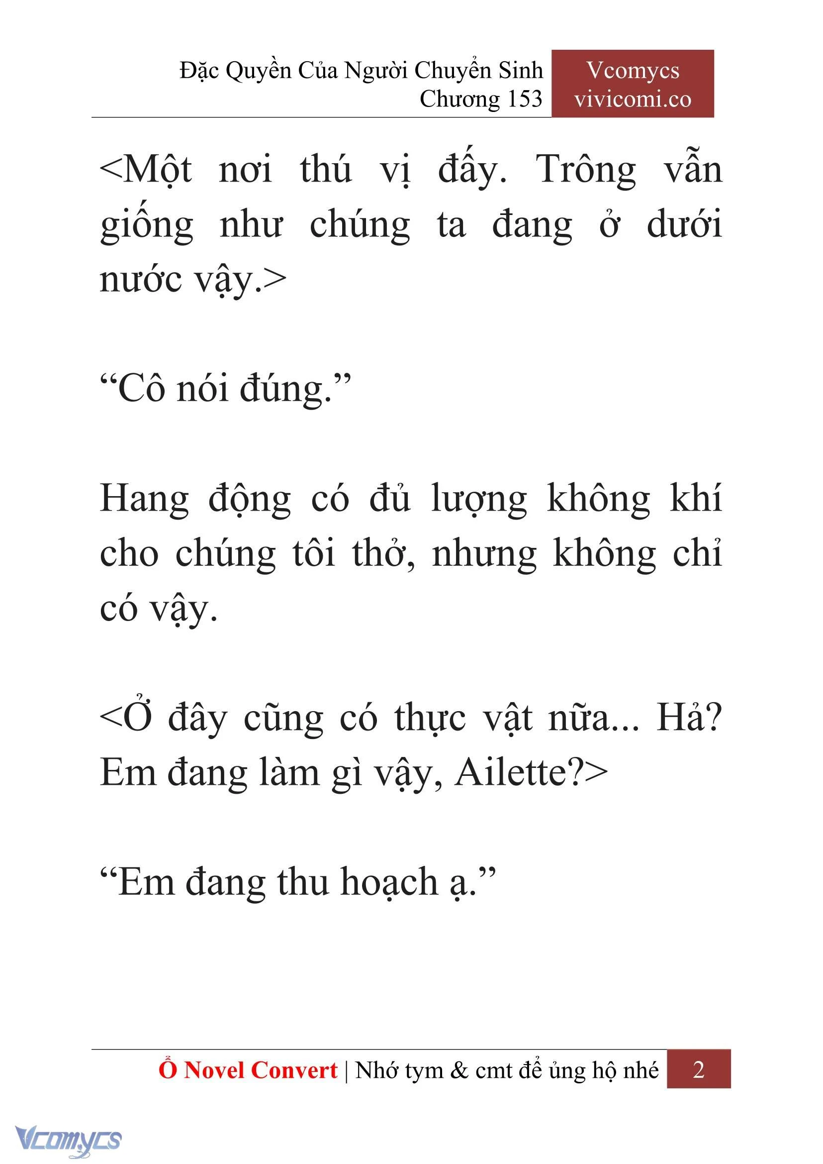 [Novel] Đặc Quyền Của Người Chuyển Sinh Chapter  153 - 4