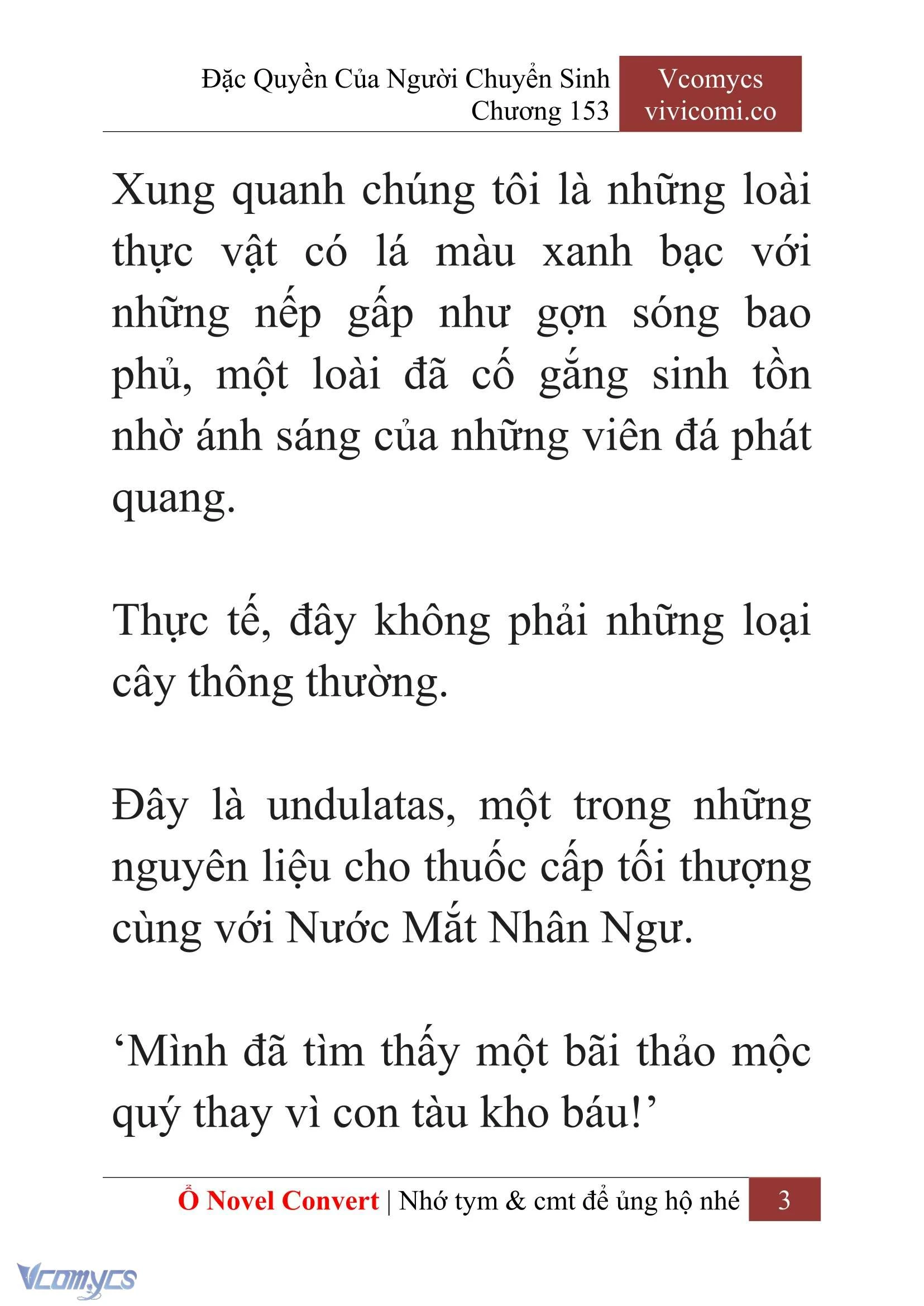 [Novel] Đặc Quyền Của Người Chuyển Sinh Chapter  153 - 5