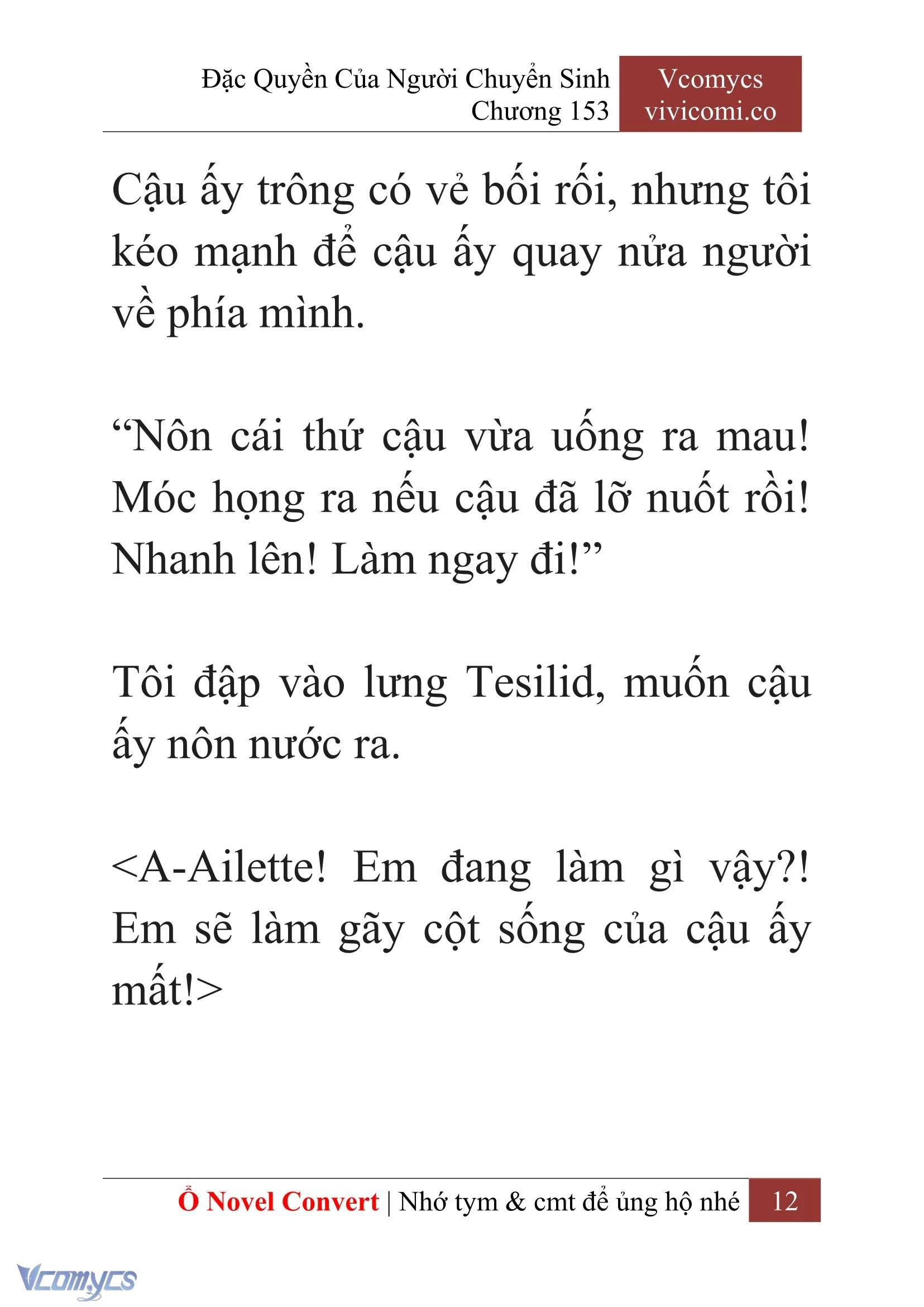 [Novel] Đặc Quyền Của Người Chuyển Sinh Chapter  153 - 14