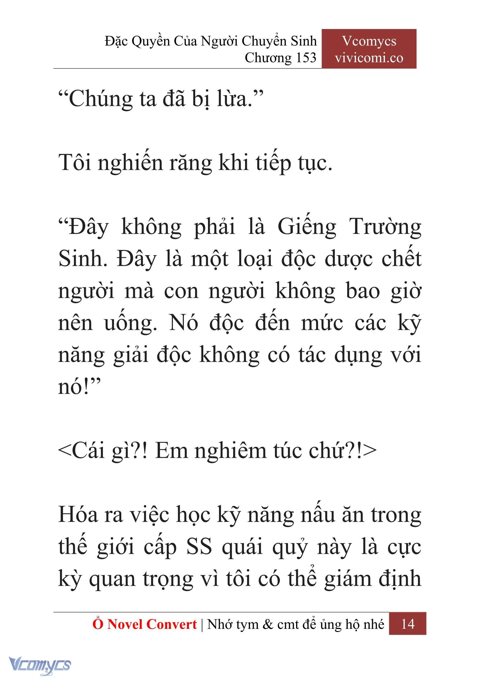 [Novel] Đặc Quyền Của Người Chuyển Sinh Chapter  153 - 16