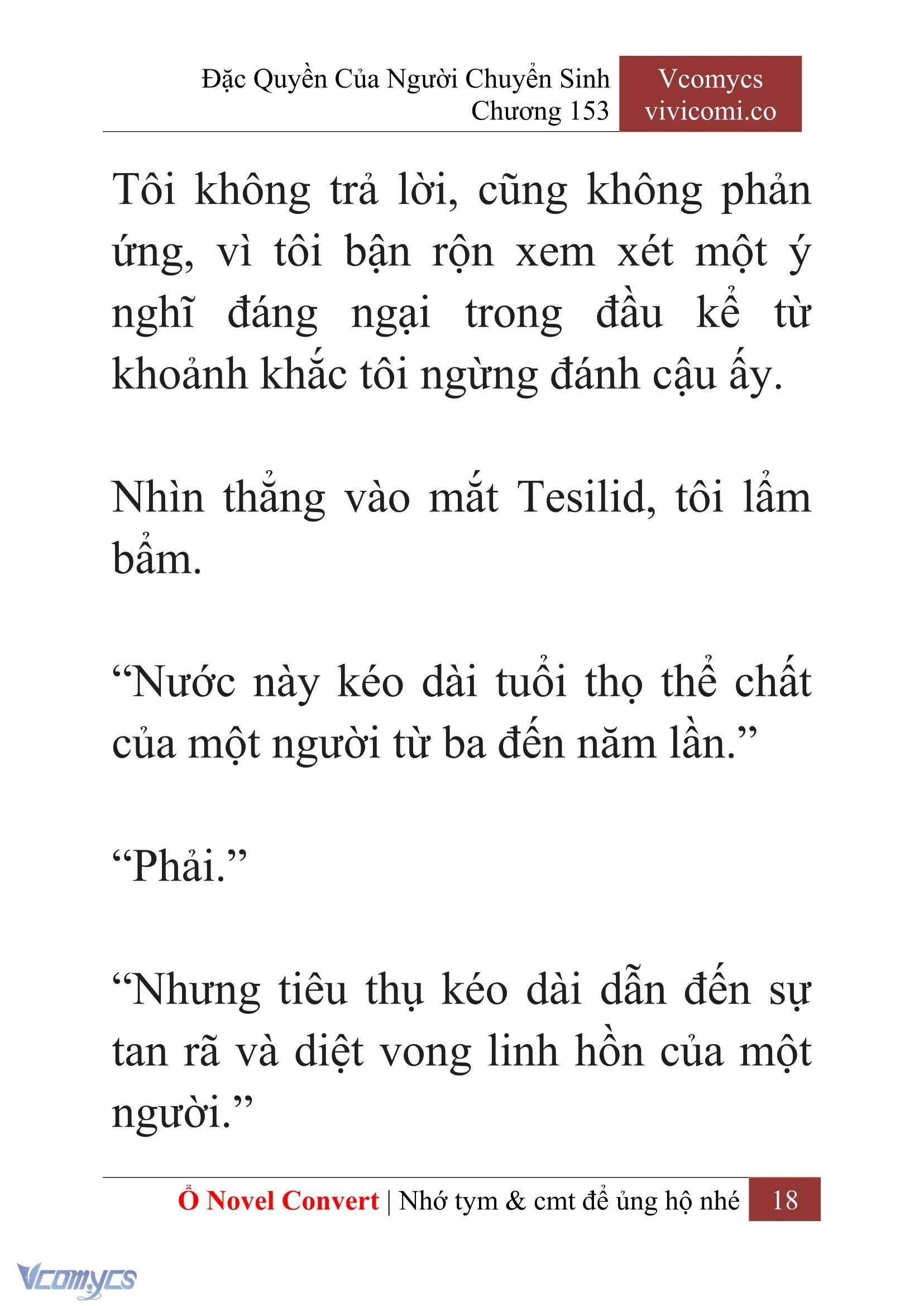 [Novel] Đặc Quyền Của Người Chuyển Sinh Chapter  153 - 20