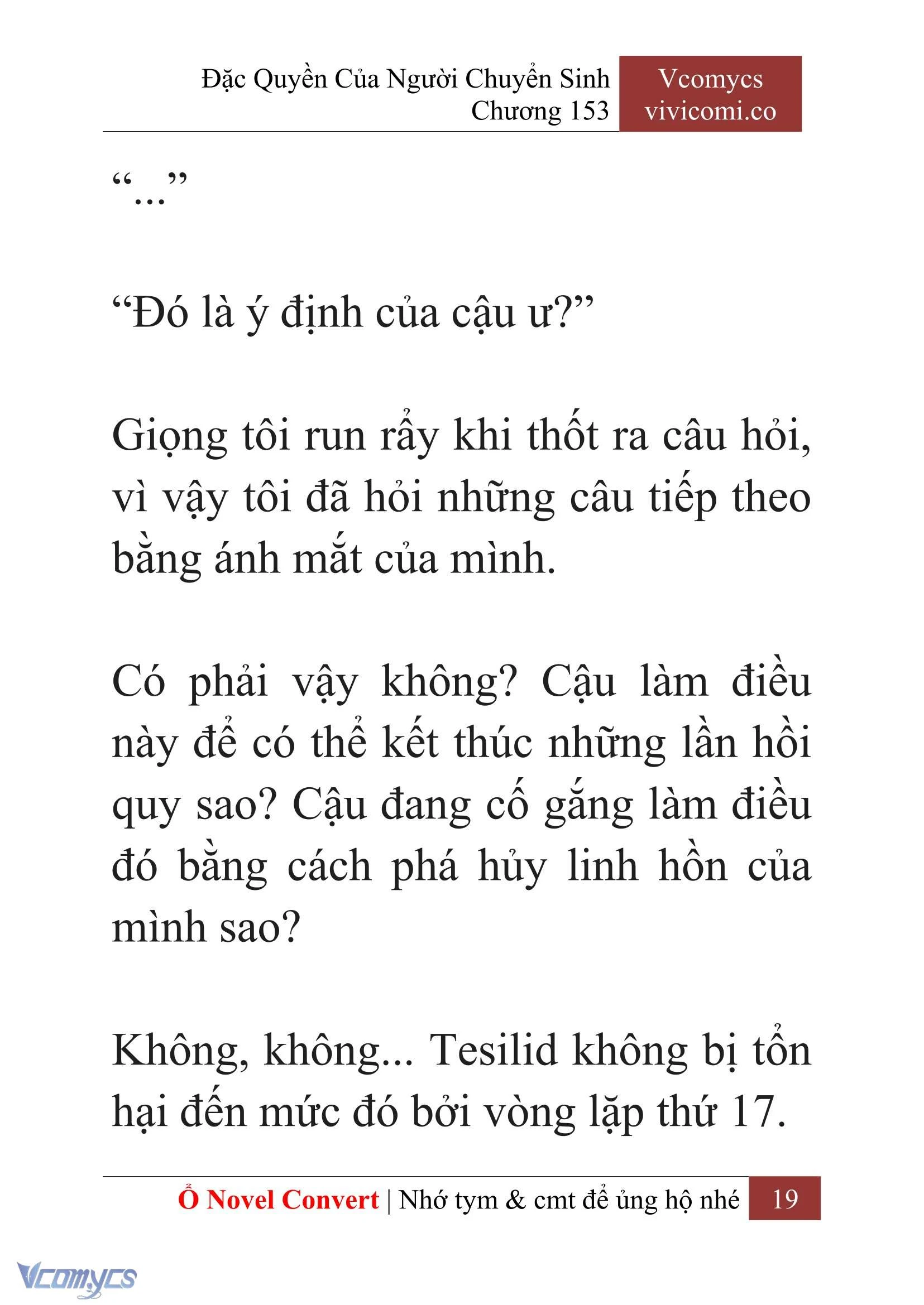 [Novel] Đặc Quyền Của Người Chuyển Sinh Chapter  153 - 21